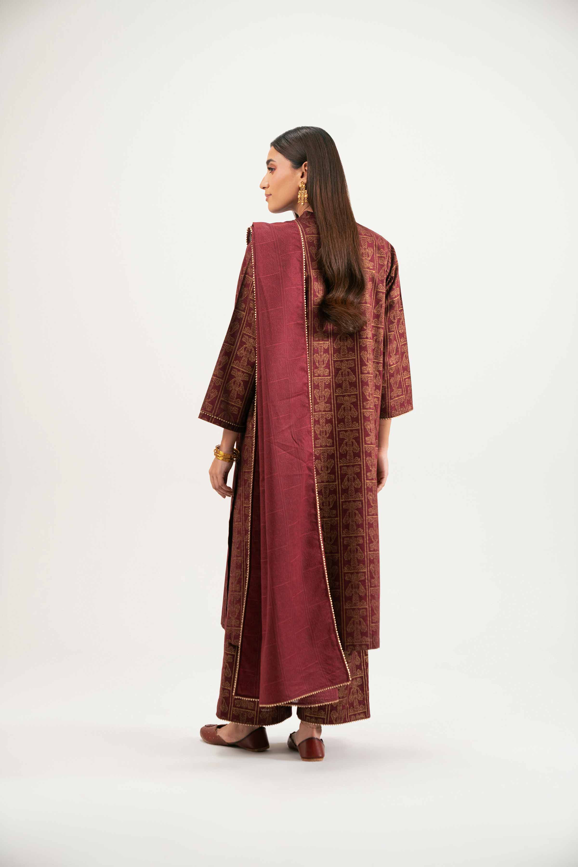 3 Piece - Printed Suit - KFW25-172 - Image 4