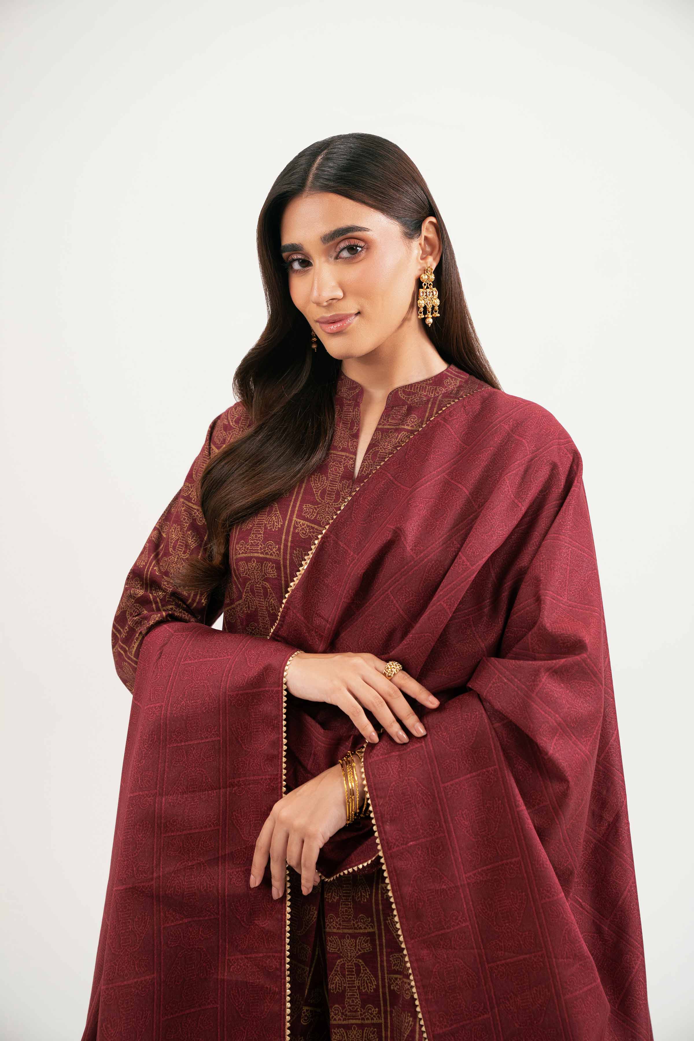 3 Piece - Printed Suit - KFW25-172 - Image 7