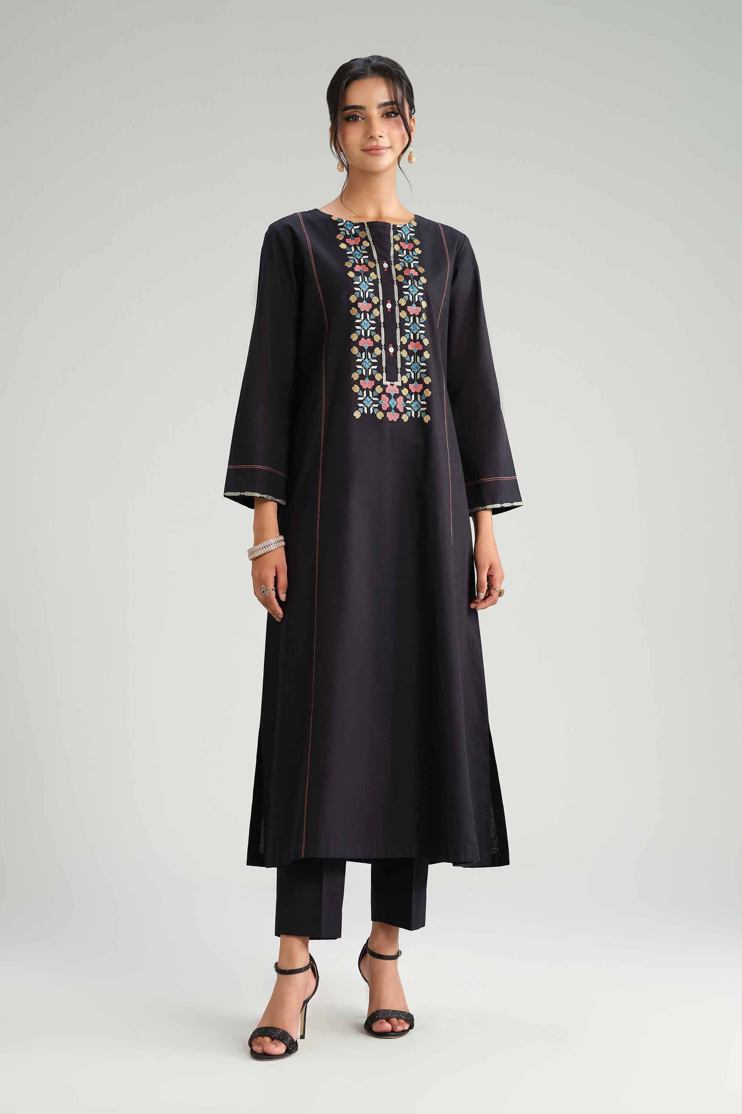 2 Piece - Embroidered Suit - KFW25-173 - Image 2