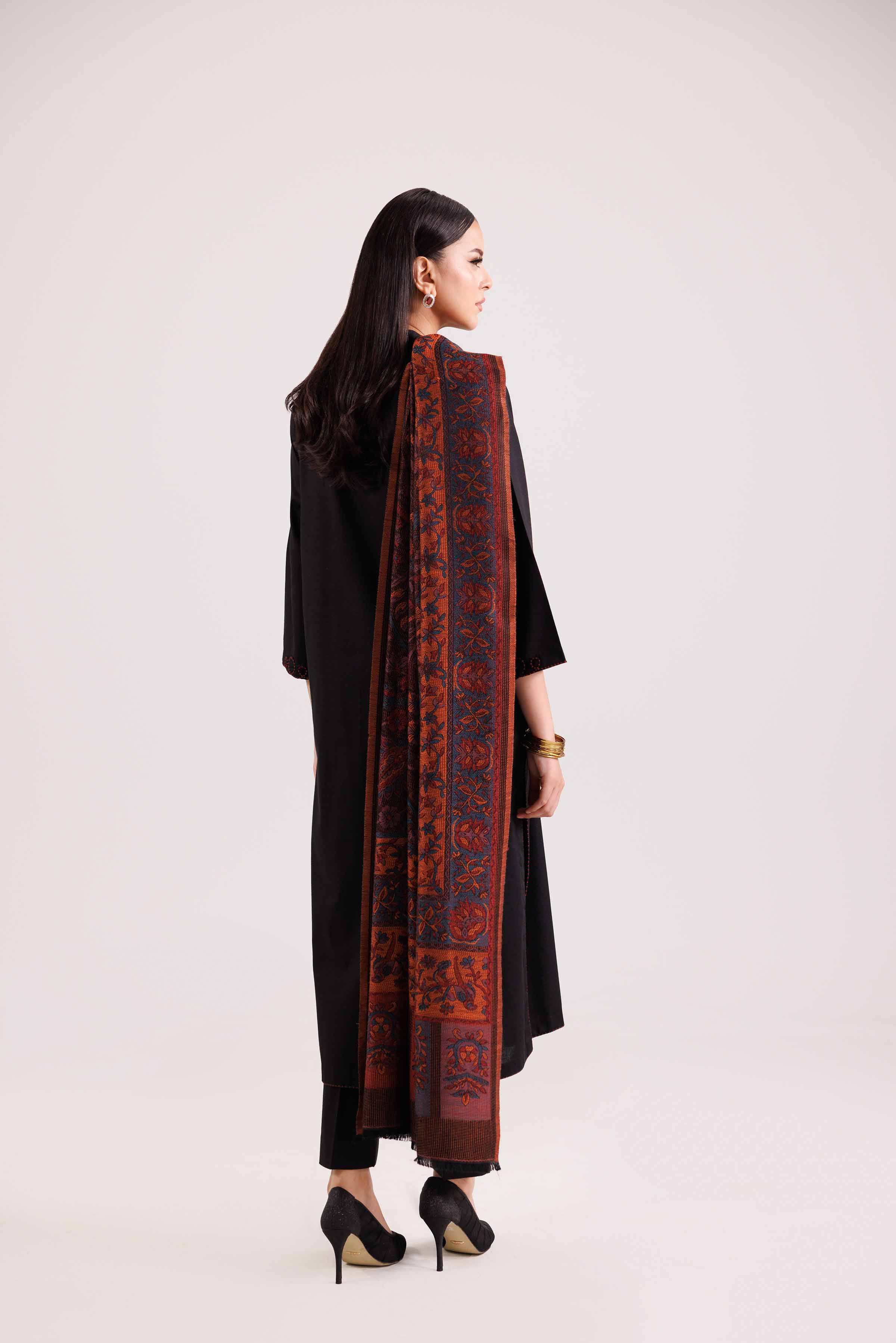 3 Piece - Embroidered Suit - KFW25-175 - Image 3