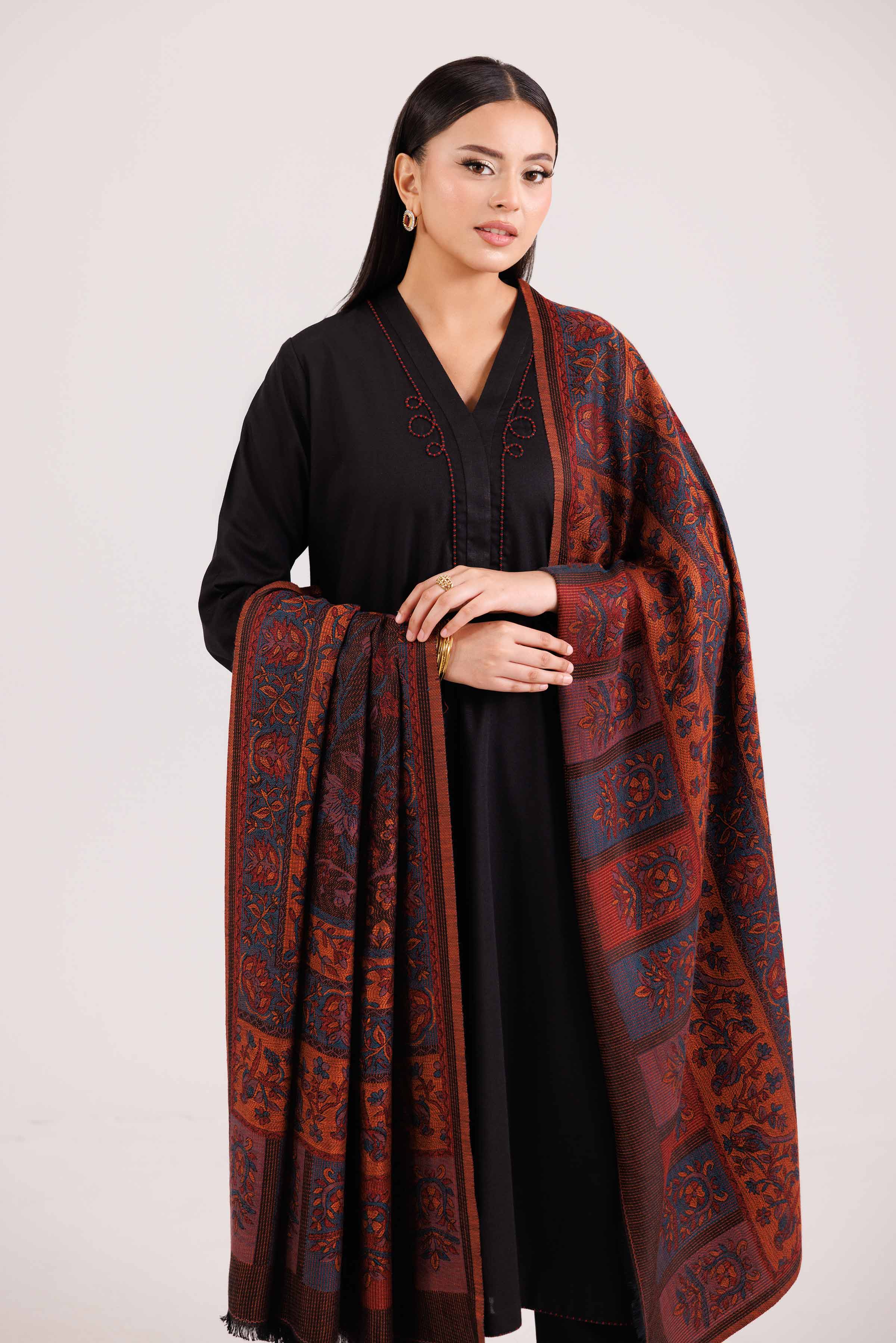 3 Piece - Embroidered Suit - KFW25-175 - Image 5