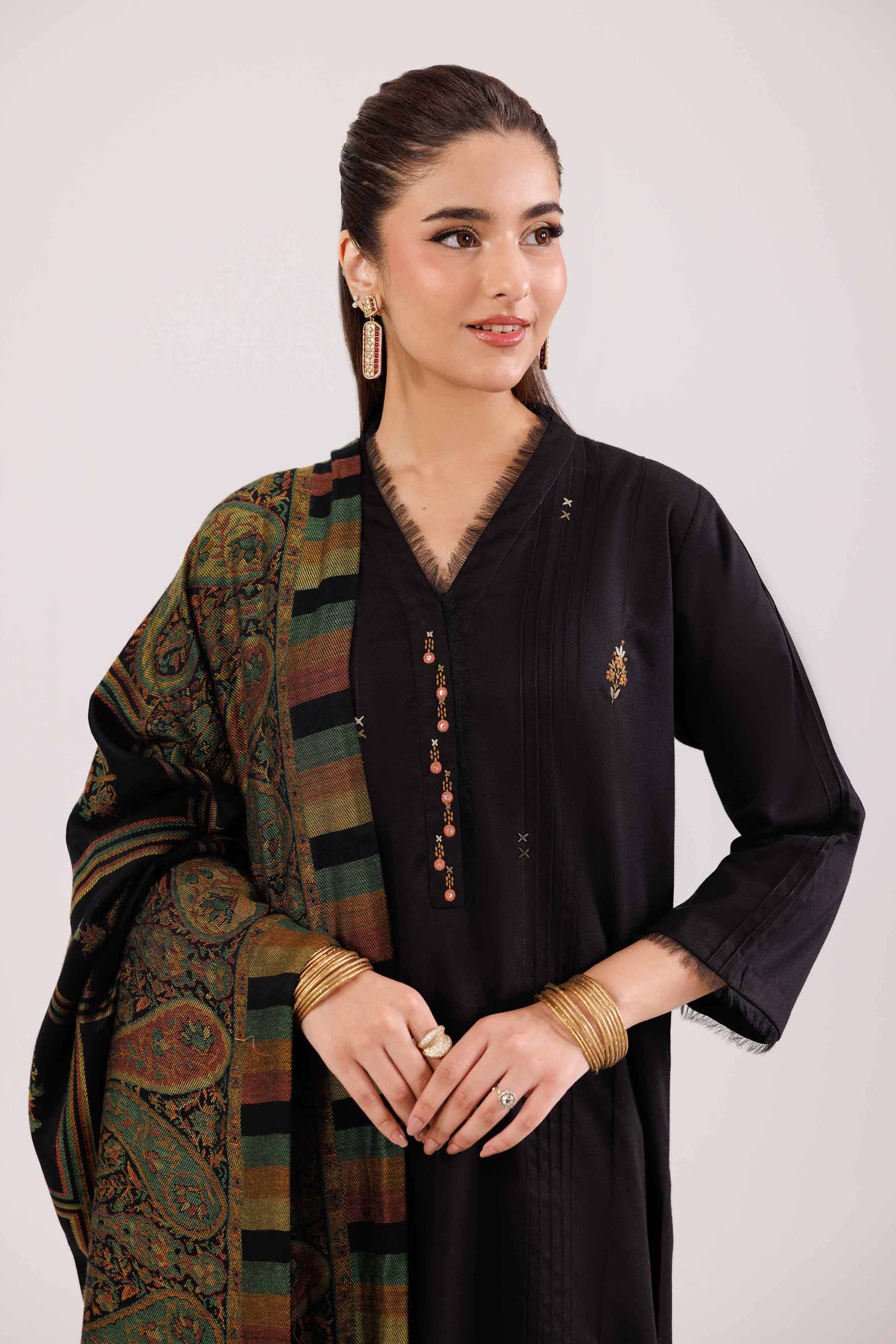 3 Piece - Embroidered Suit - KFW25-177 - Image 2