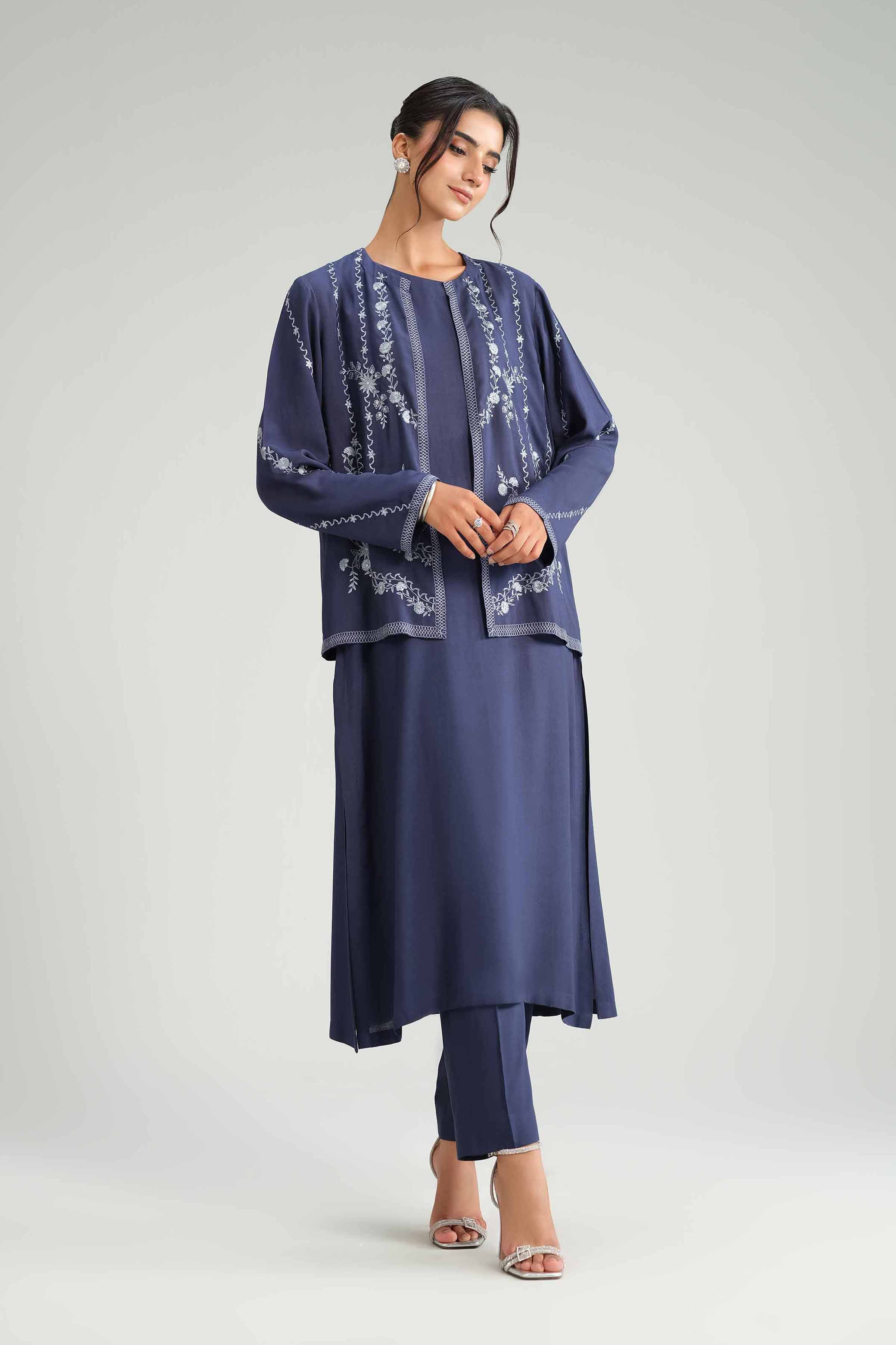 3 Piece - Embroidered Suit - KFW25-178