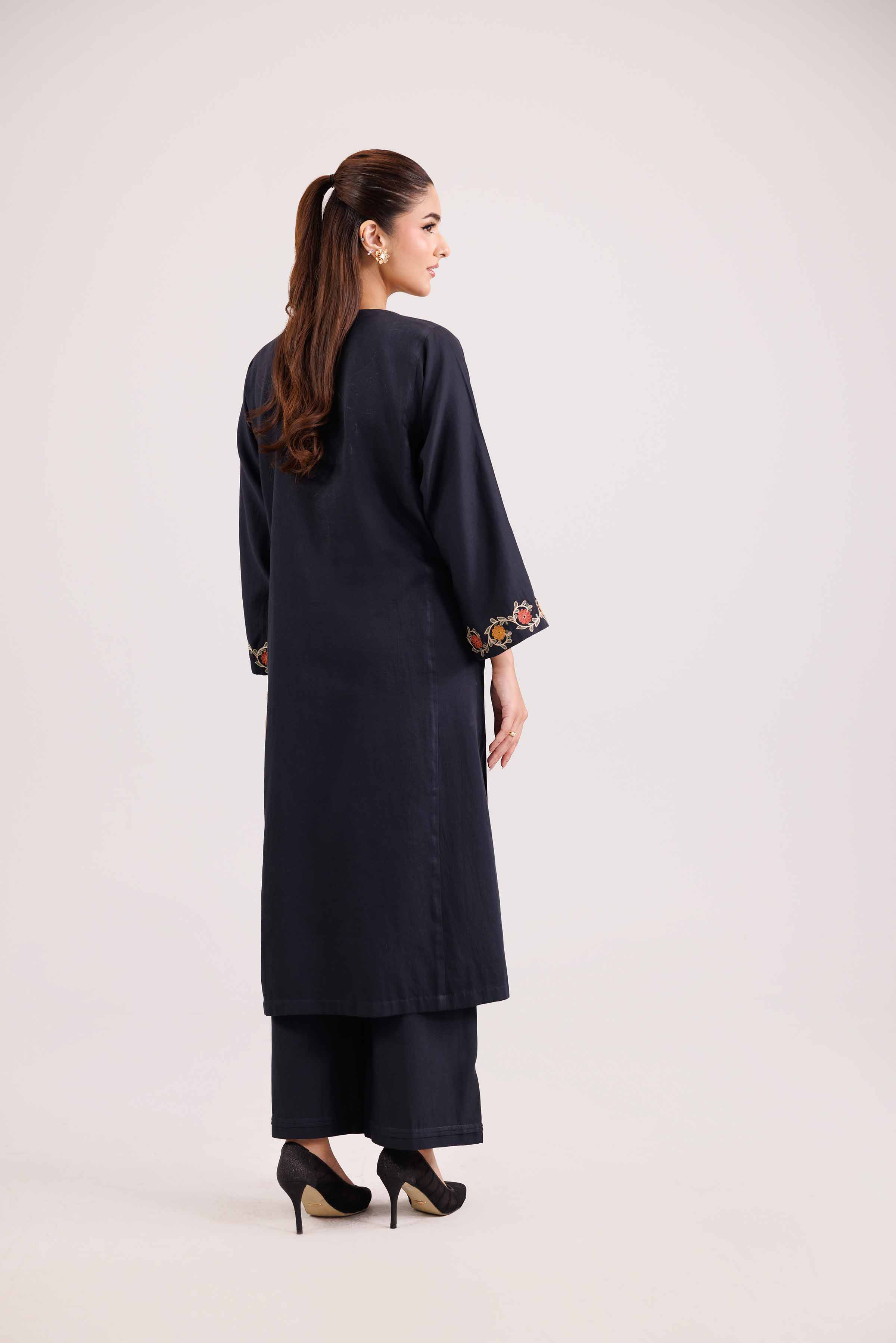 2 Piece - Embroidered Suit - KFW25-179 - Image 3