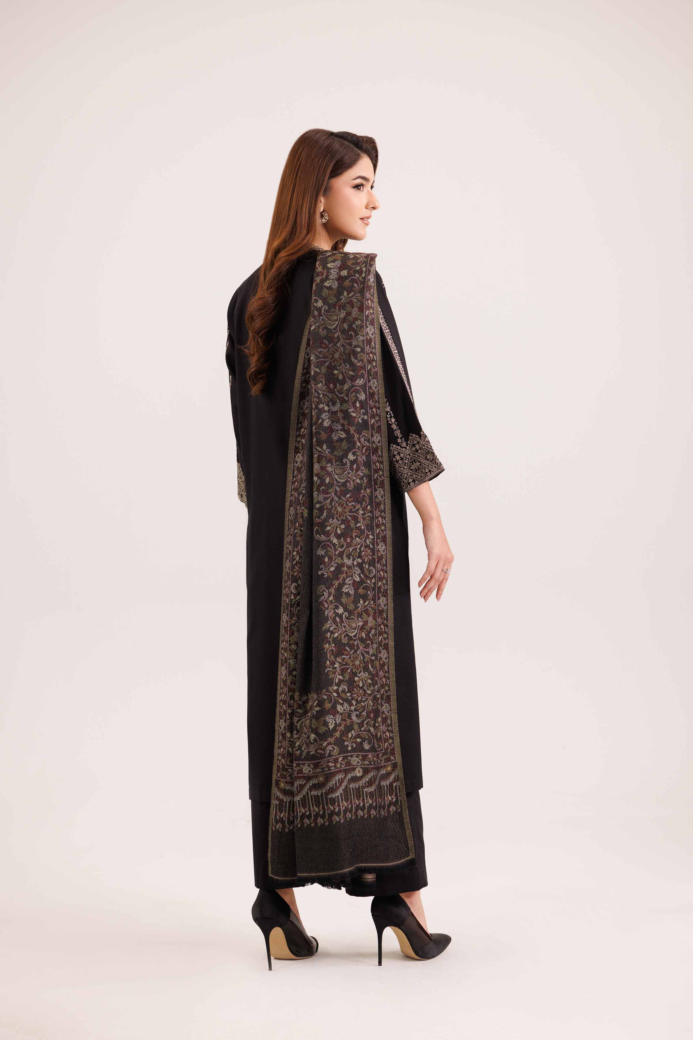 3 Piece - Embroidered Suit - KFW25-181 - Image 3