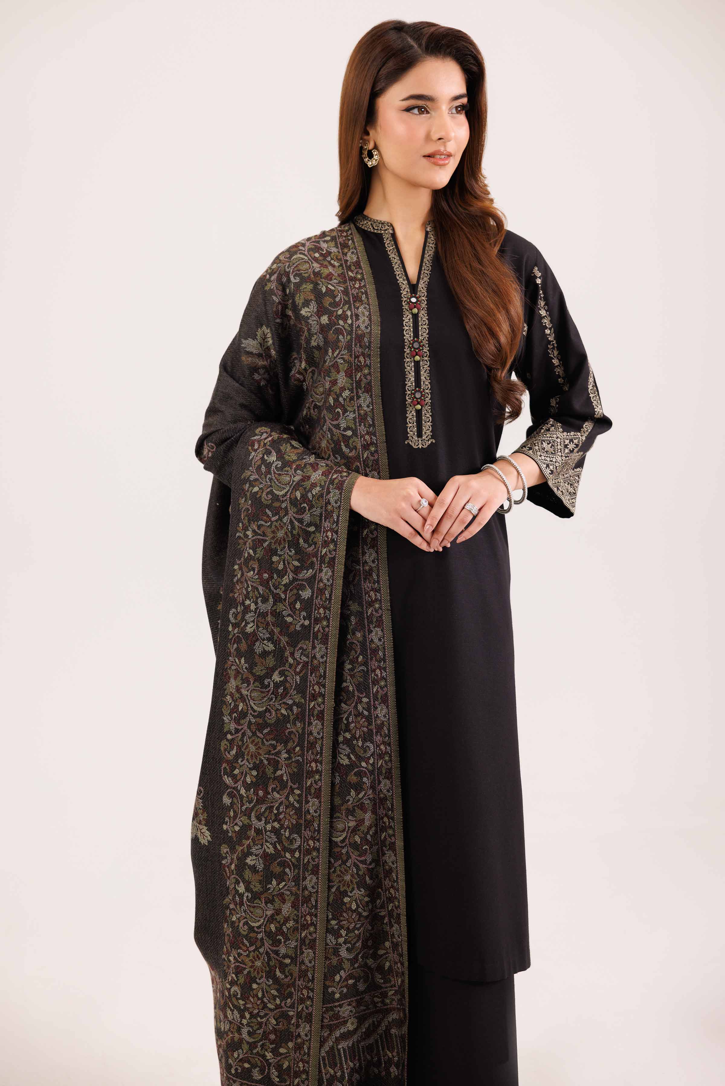 3 Piece - Embroidered Suit - KFW25-181 - Image 7