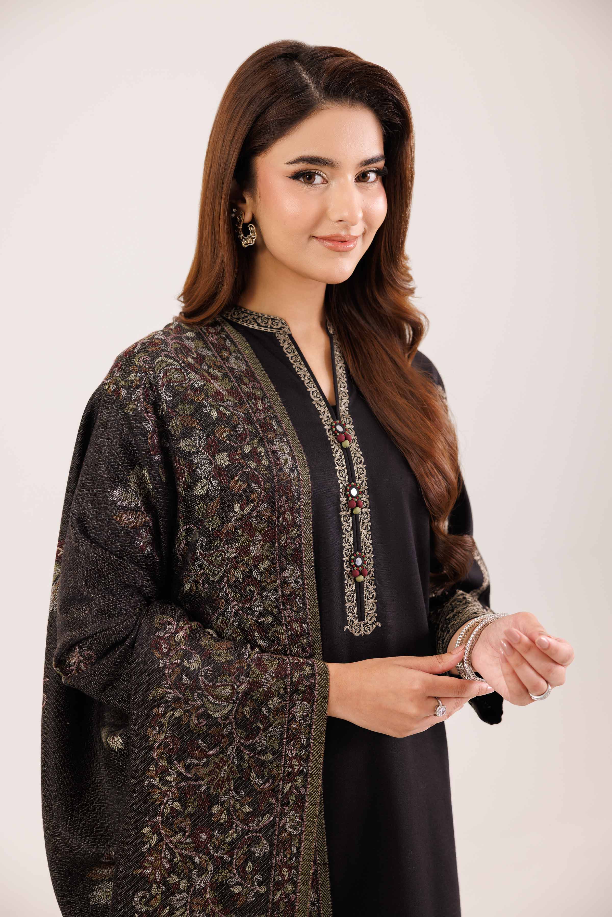 3 Piece - Embroidered Suit - KFW25-181 - Image 8