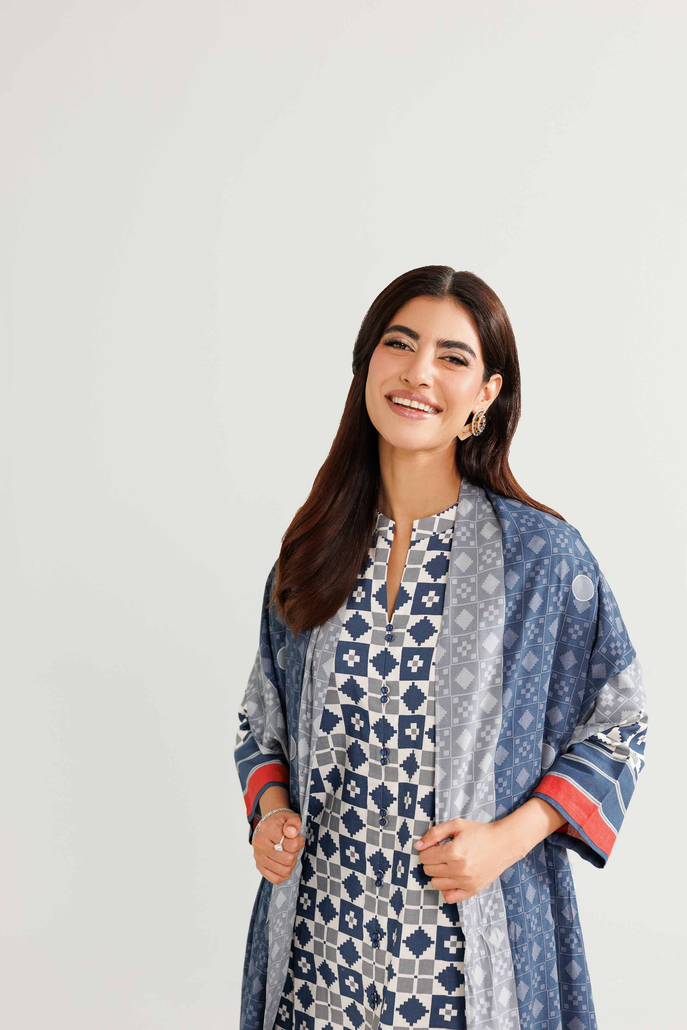 3 Piece - Printed Suit - KFW25-182 - Image 6