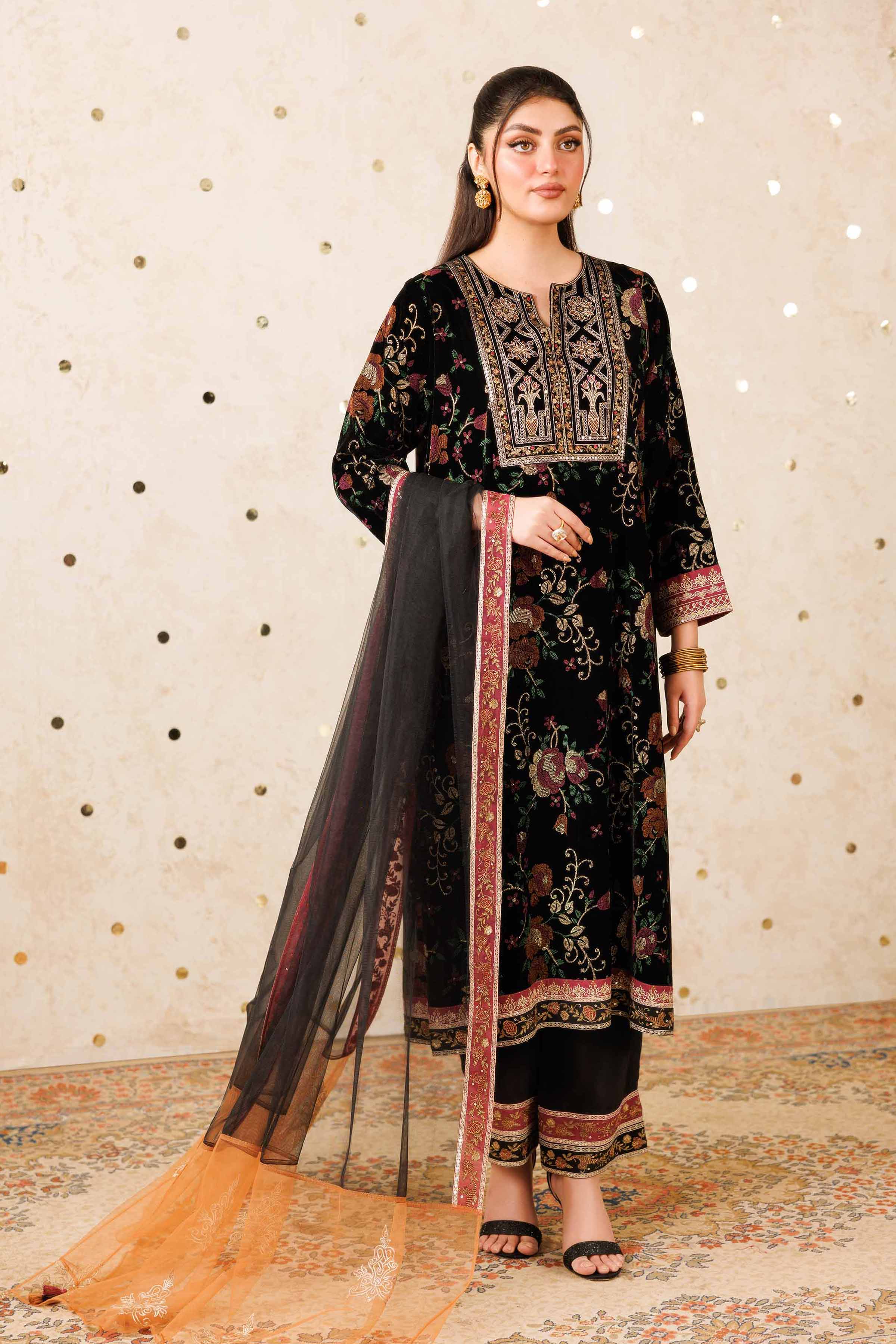 3 Piece - Embroidered Suit - KFW25-19