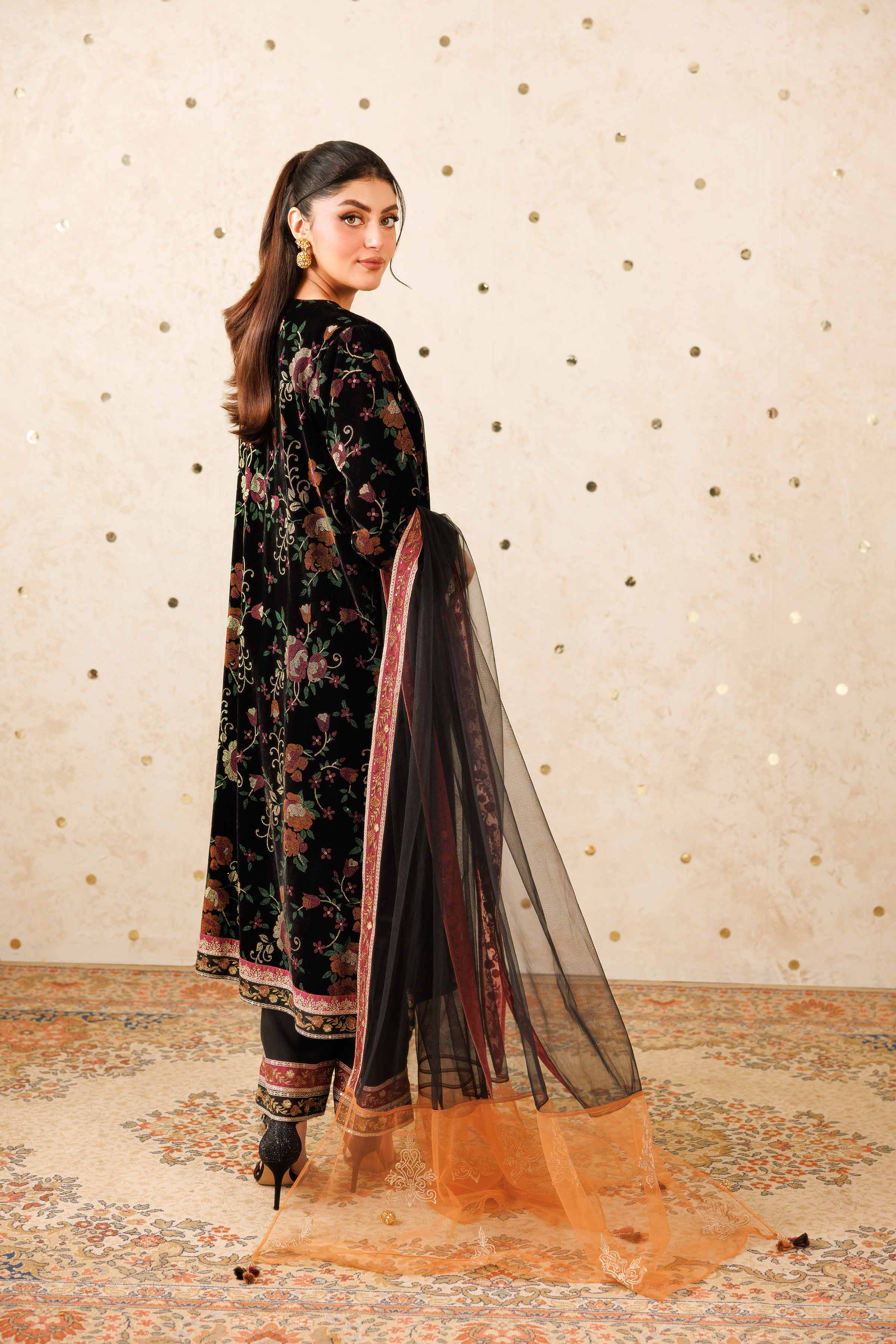 3 Piece - Embroidered Suit - KFW25-19 - Image 10