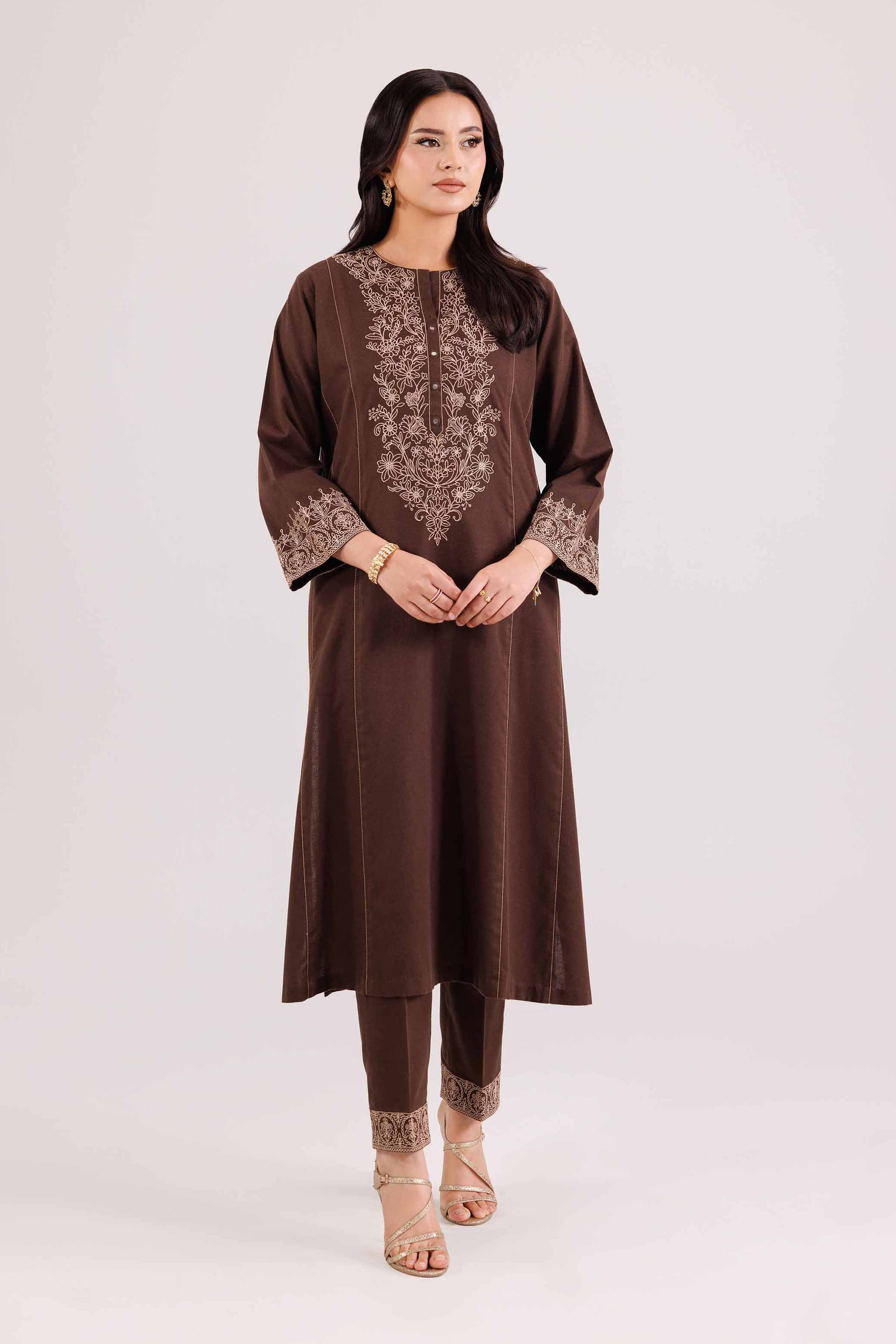 2 Piece - Embroidered Suit - KFW25-192