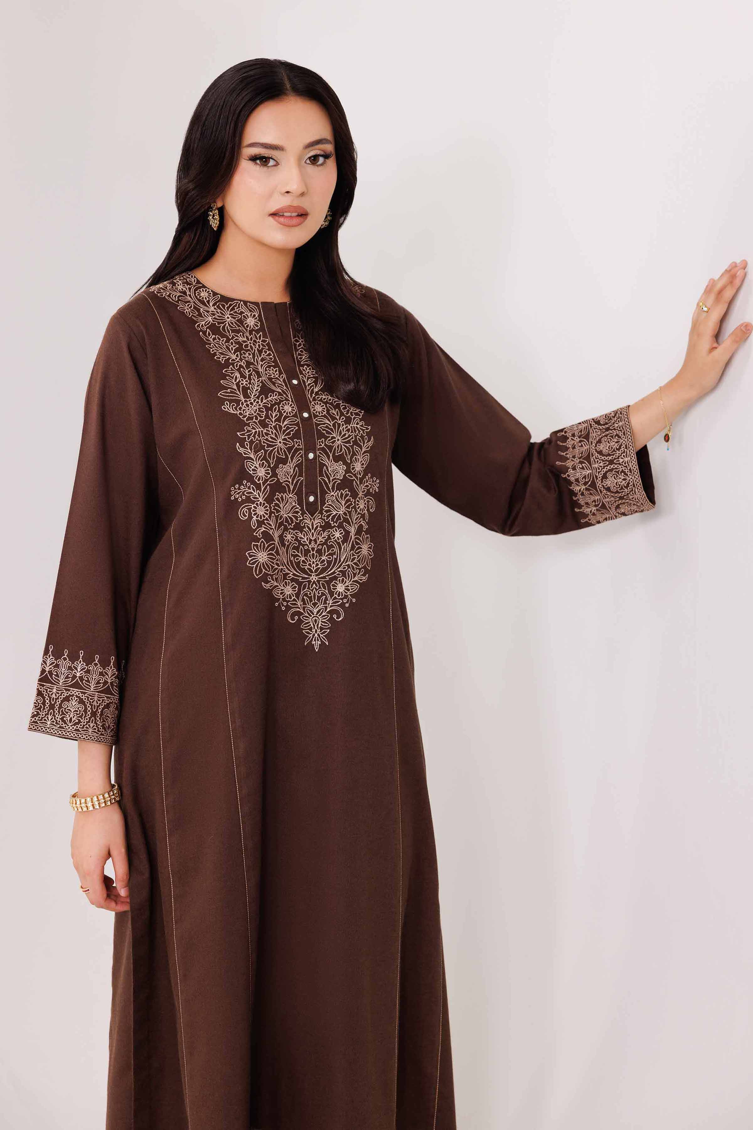 2 Piece - Embroidered Suit - KFW25-192 - Image 2
