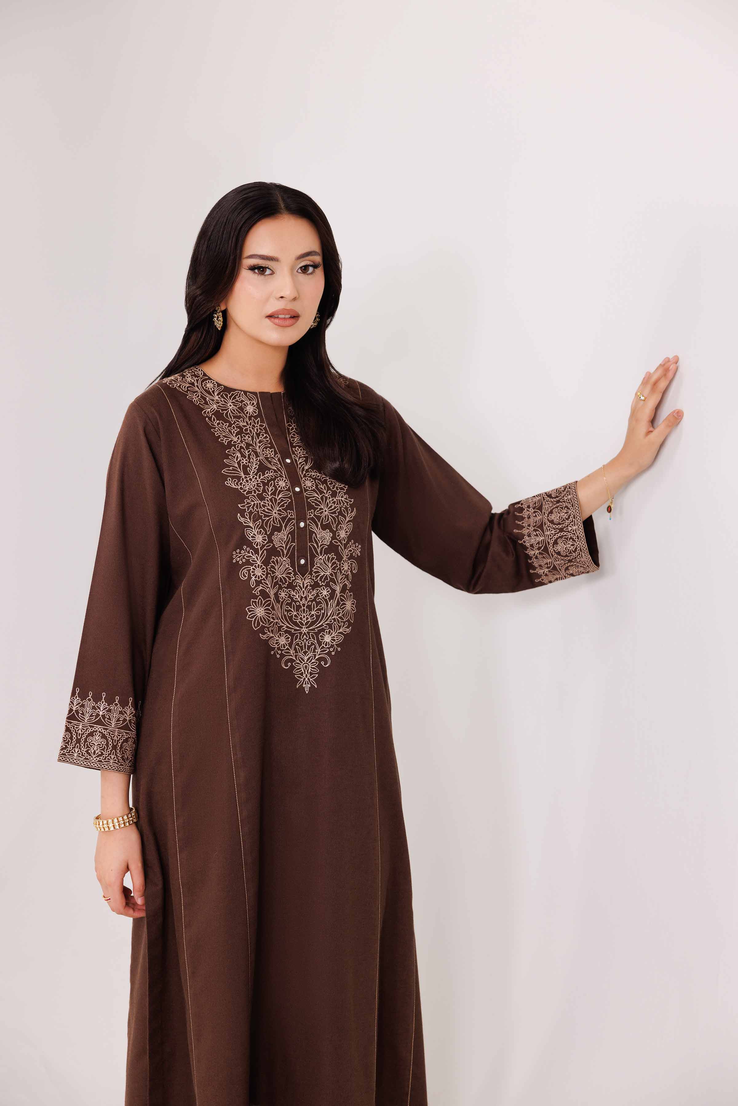 2 Piece - Embroidered Suit - KFW25-192 - Image 9