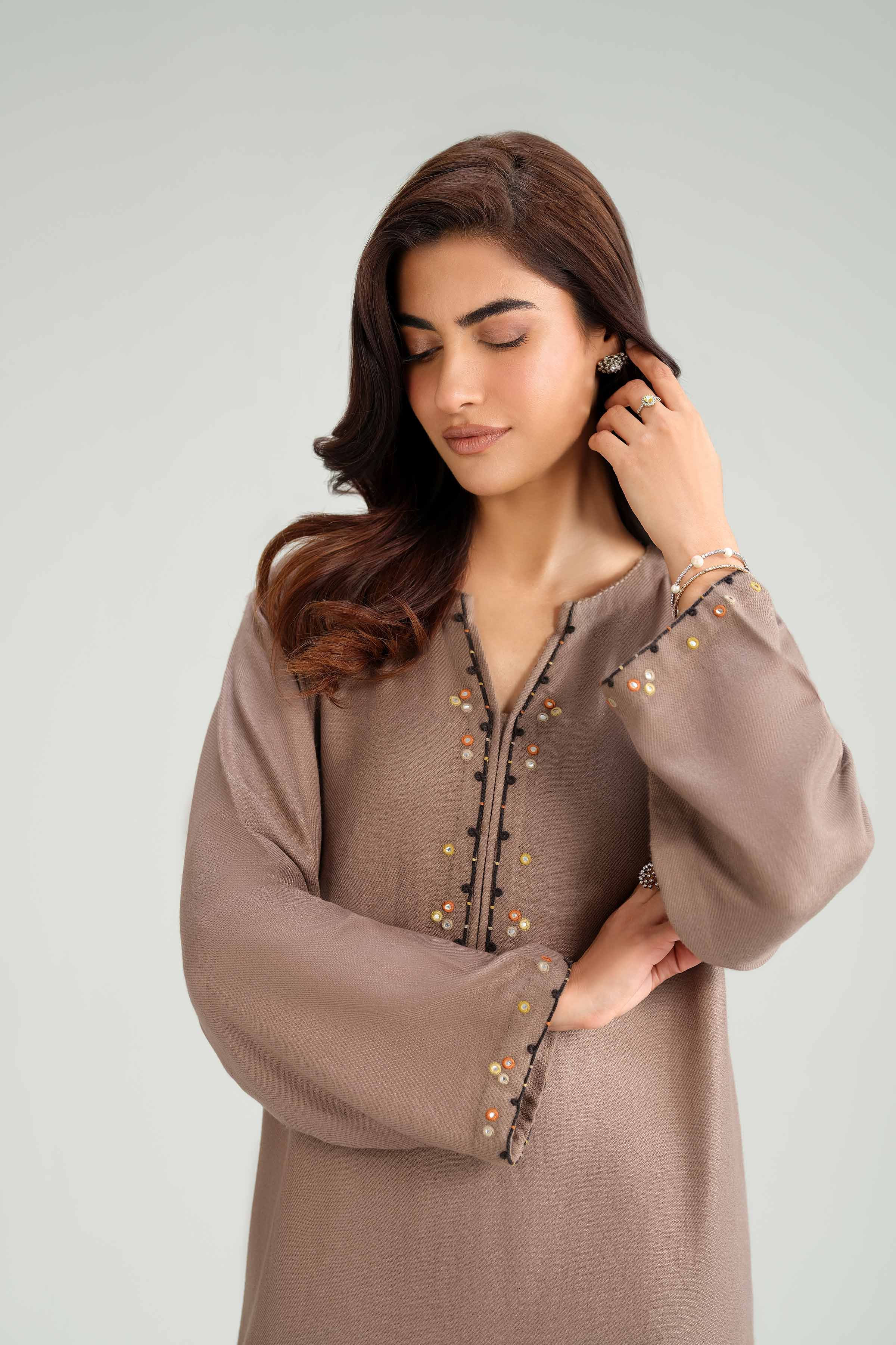 2 Piece - Embroidered Suit - KFW25-200 - Image 6