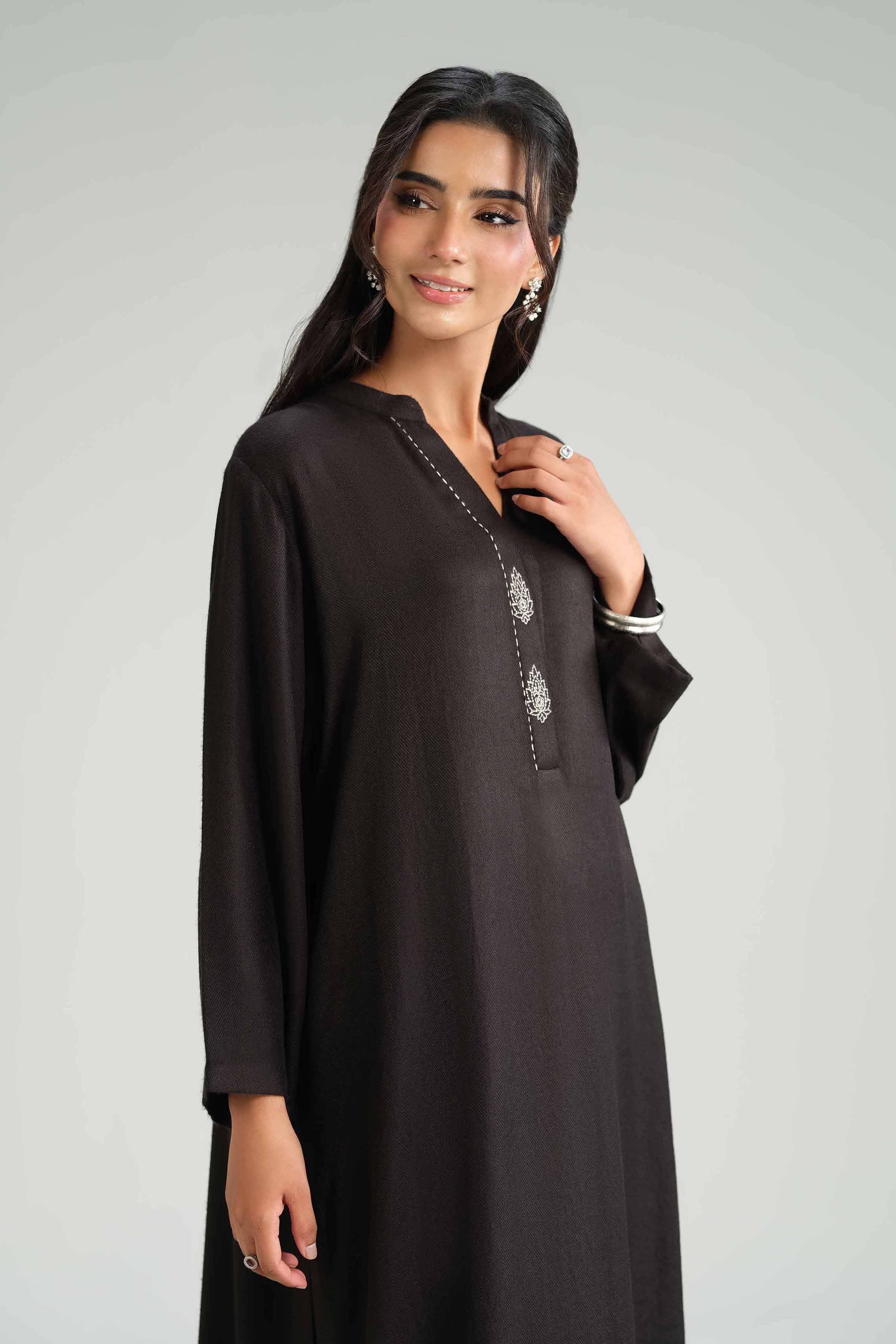 2 Piece - Embroidered Suit - KFW25-202 - Image 2