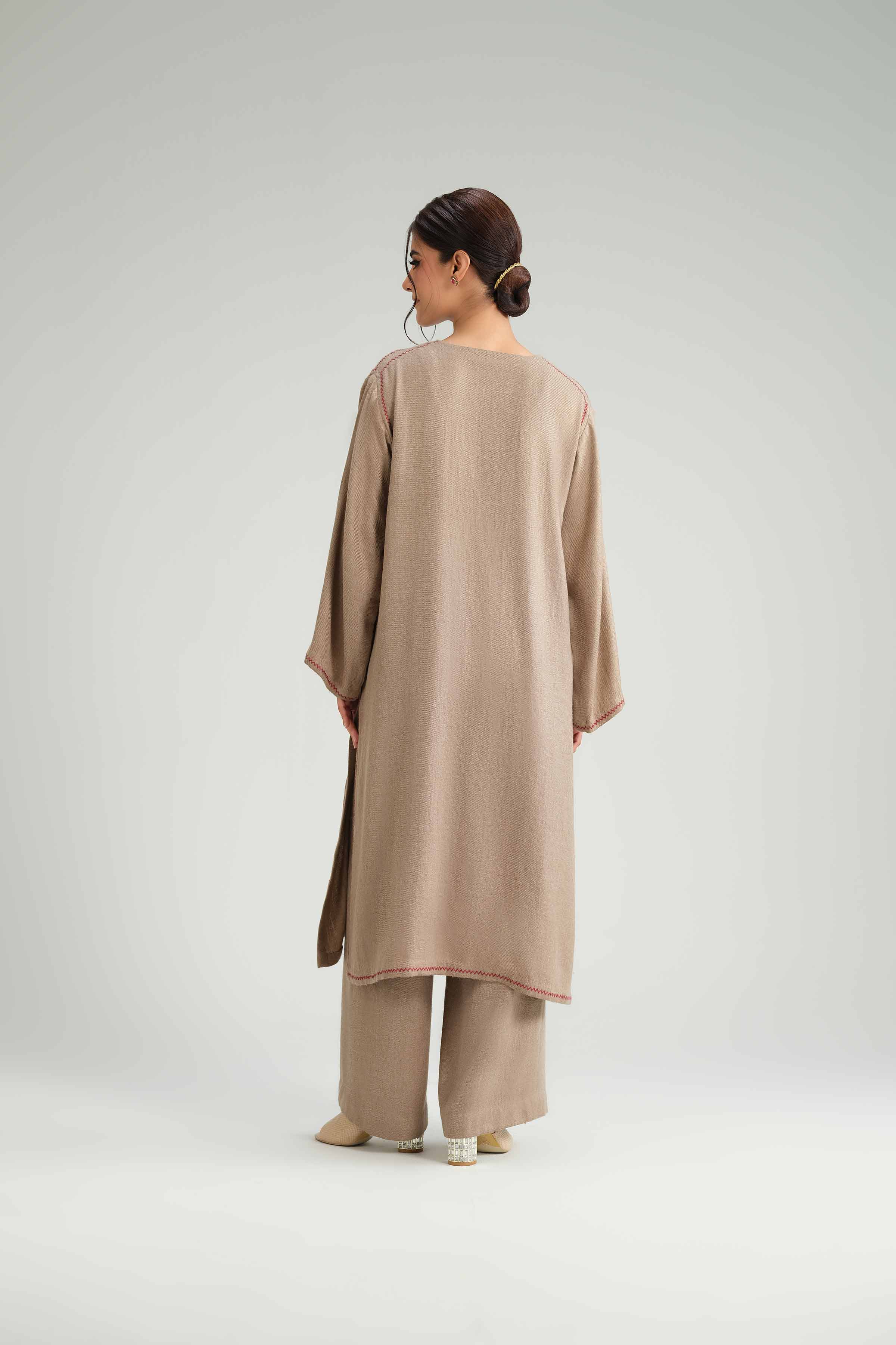 2 Piece - Embroidered Suit - KFW25-203 - Image 4