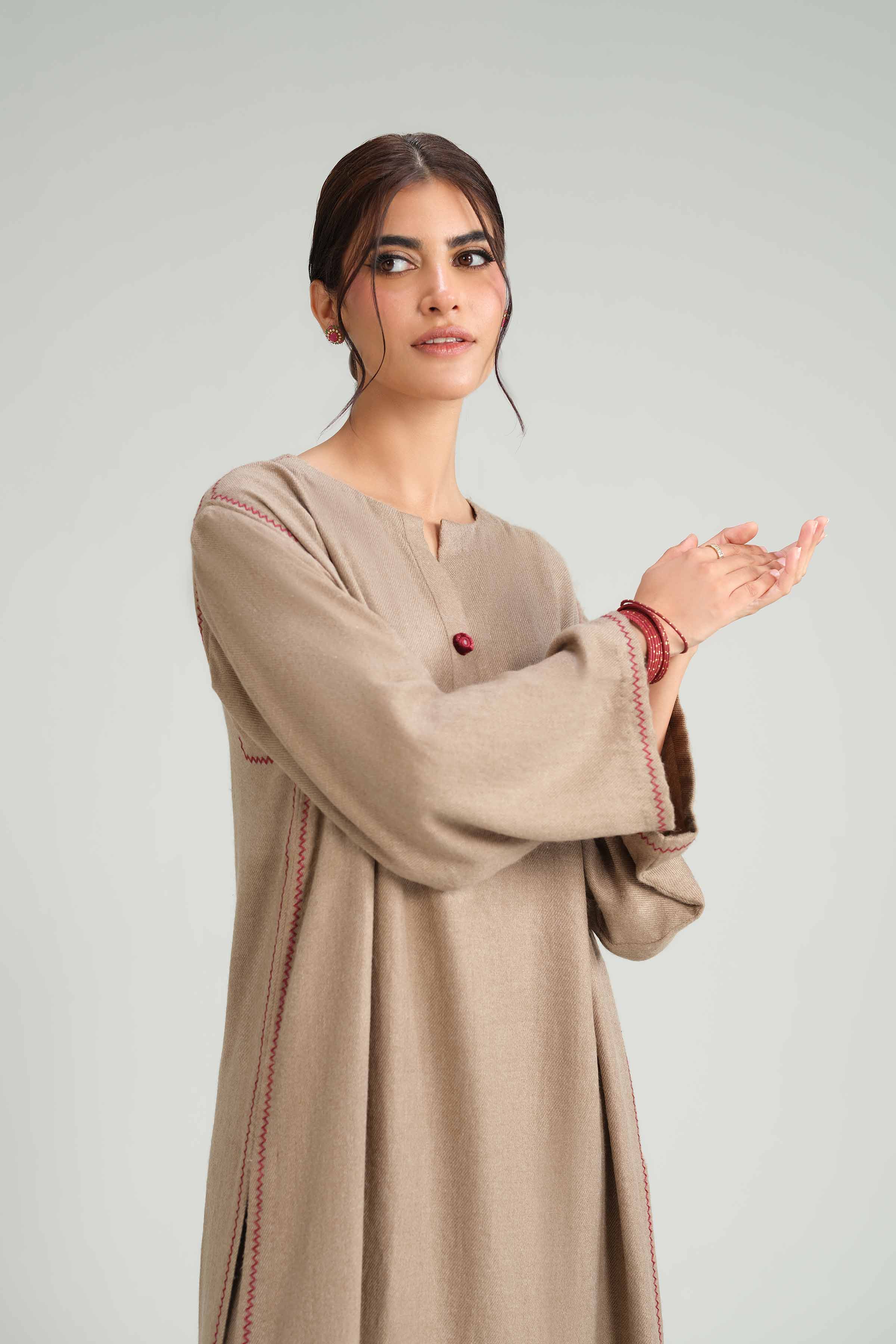 2 Piece - Embroidered Suit - KFW25-203 - Image 6