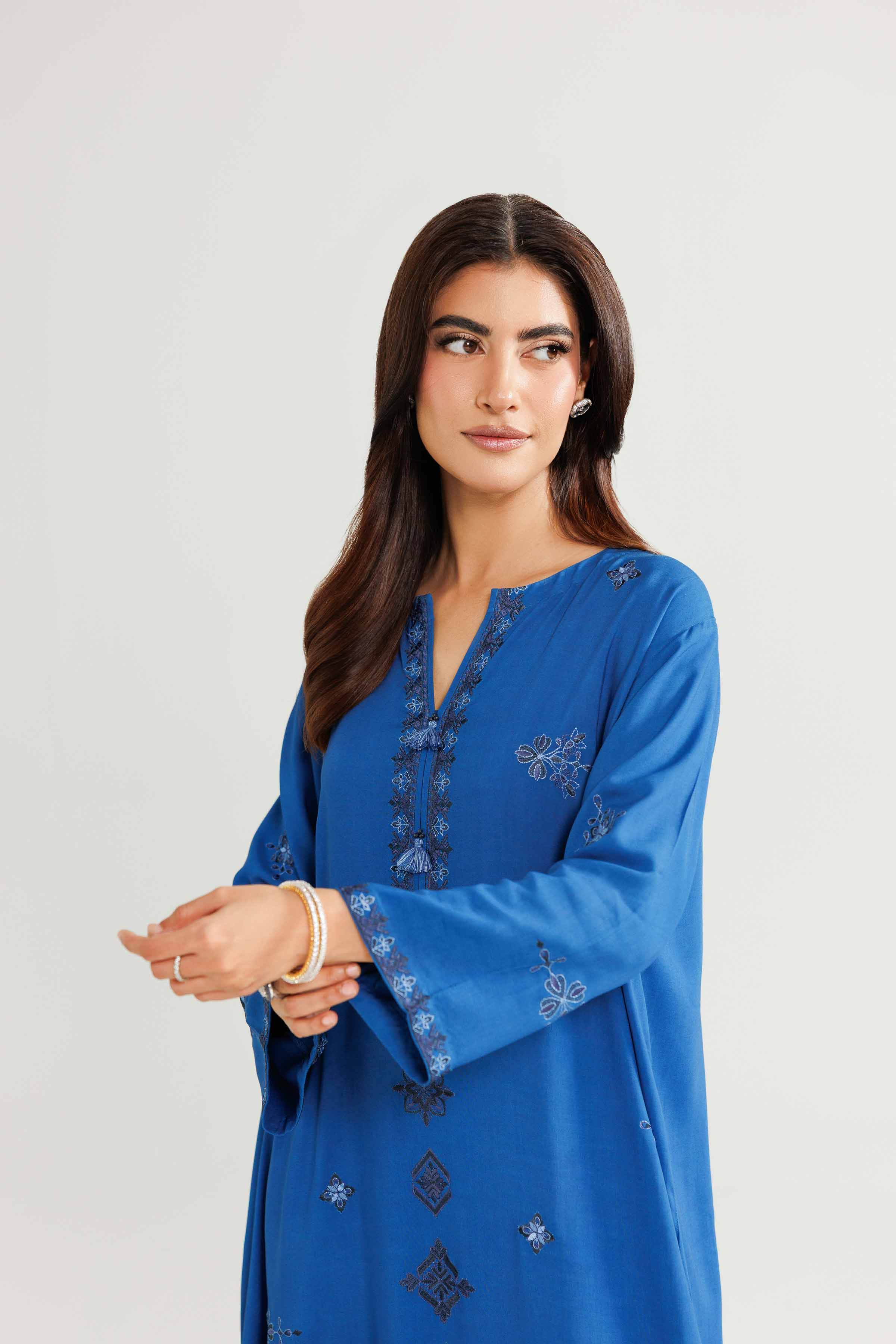 2 Piece - Embroidered Suit - KFW25-212 - Image 7