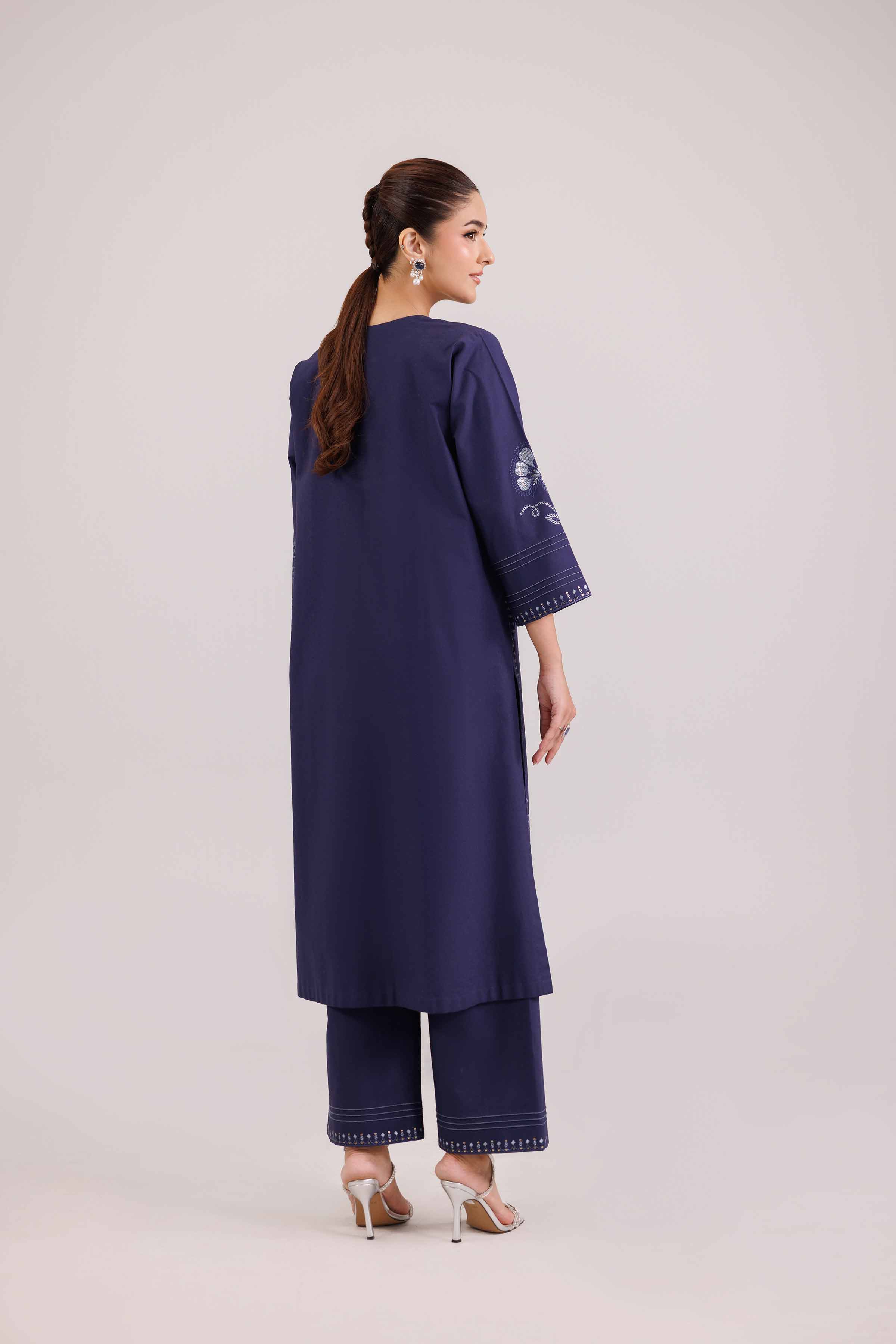 2 Piece - Embroidered Suit - KFW25-214 - Image 3