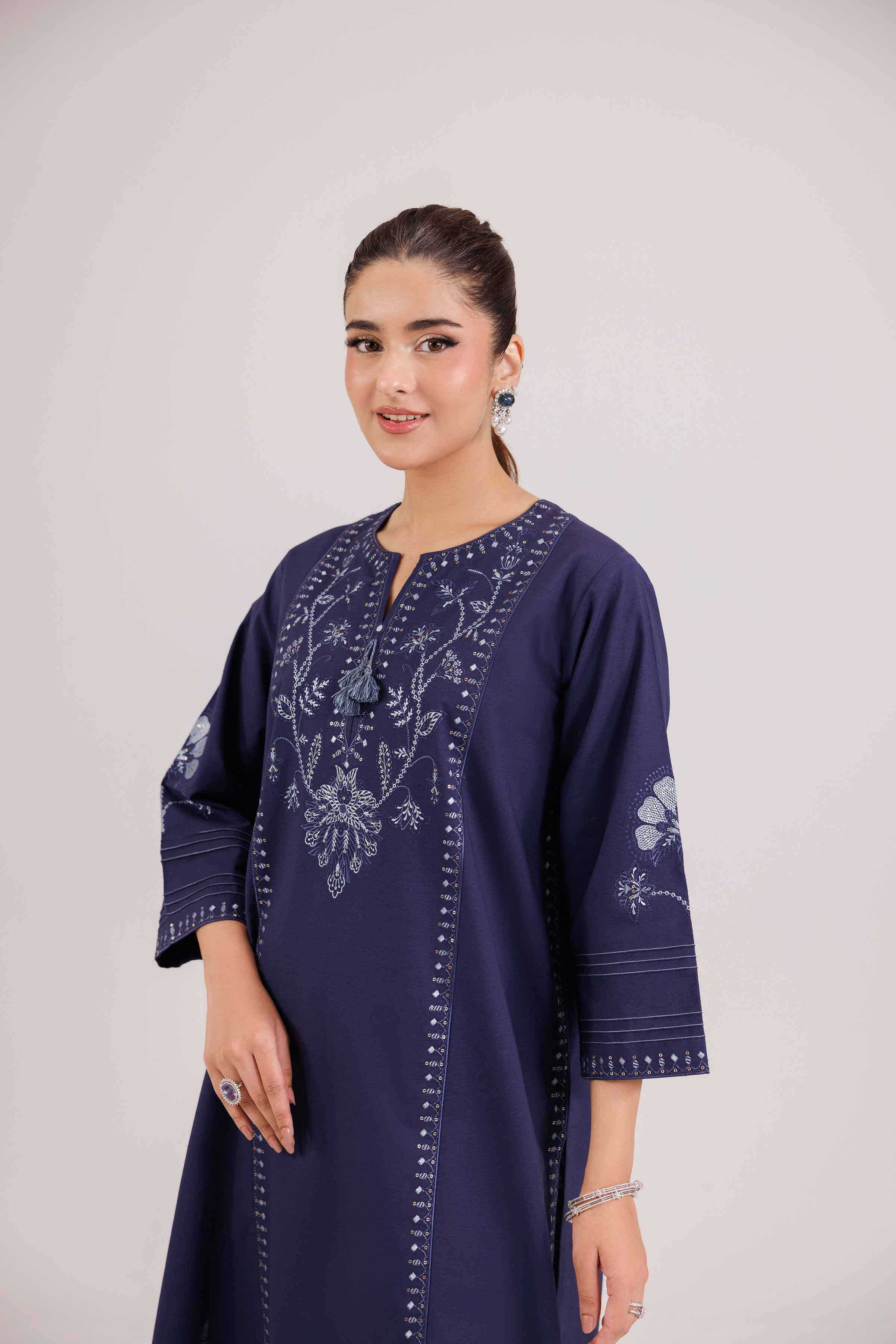 2 Piece - Embroidered Suit - KFW25-214 - Image 6