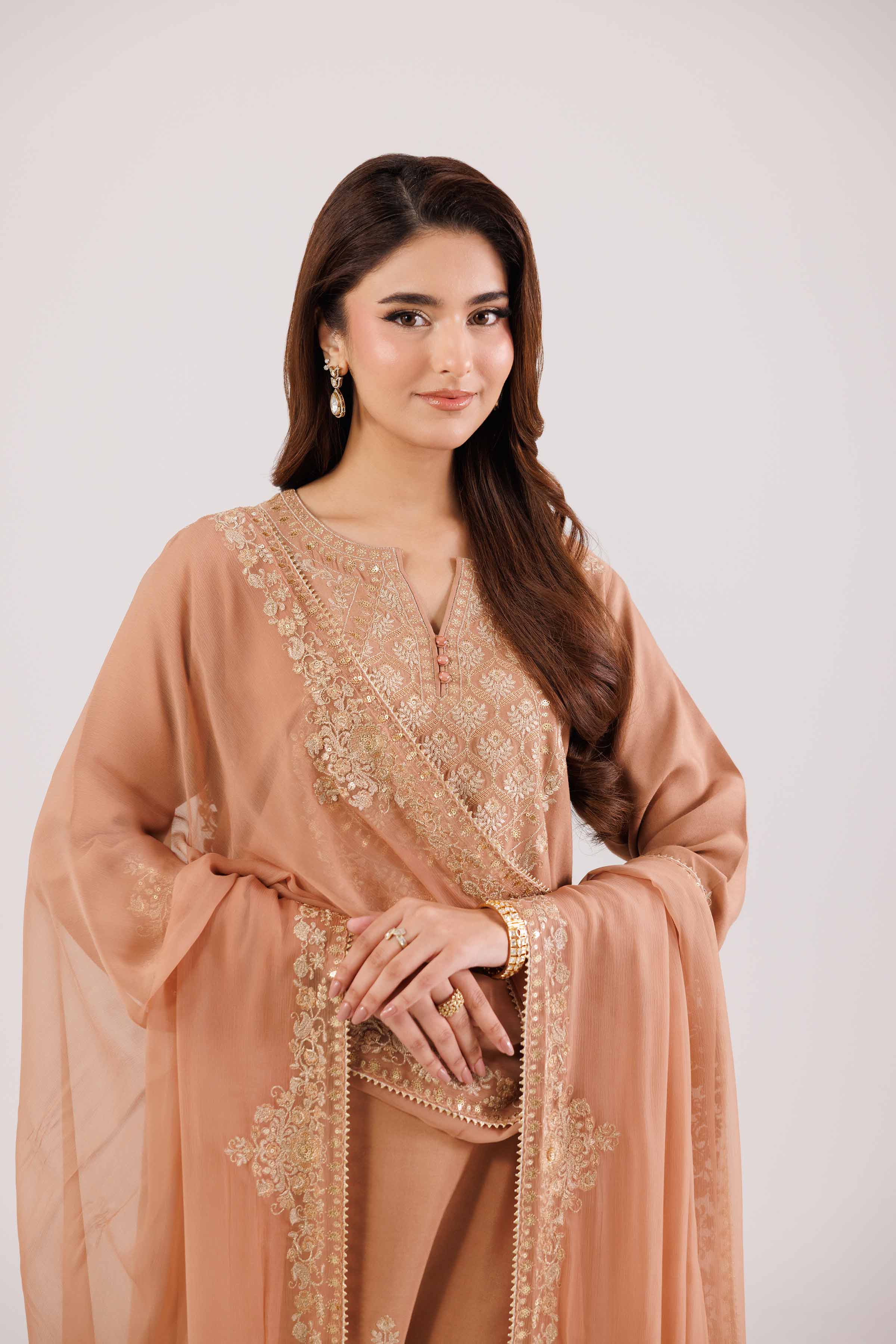 3 Piece - Embroidered Suit - KFW25-219 - Image 8
