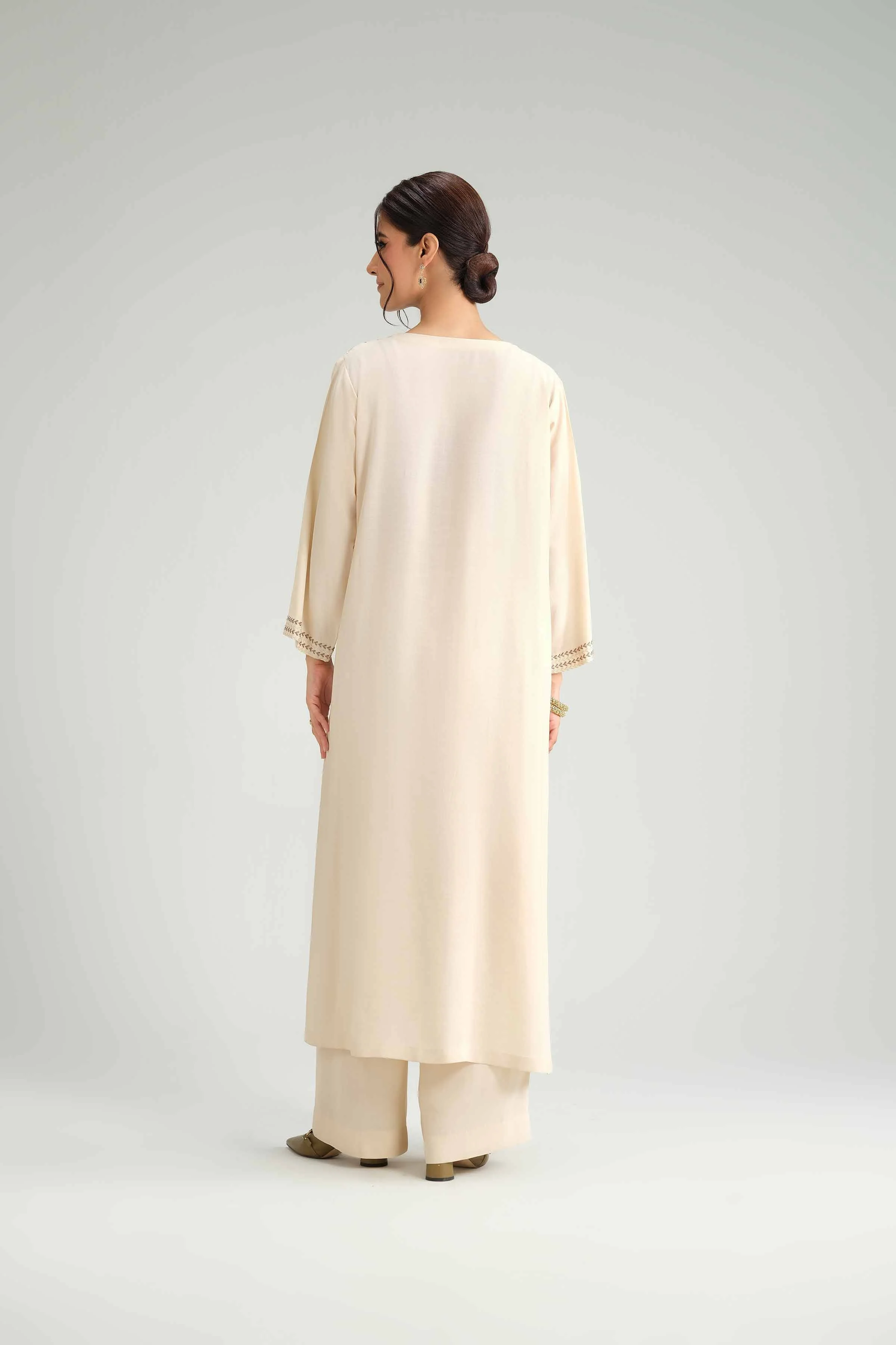 2 Piece - Embroidered Suit - KFW25-224 - Image 3