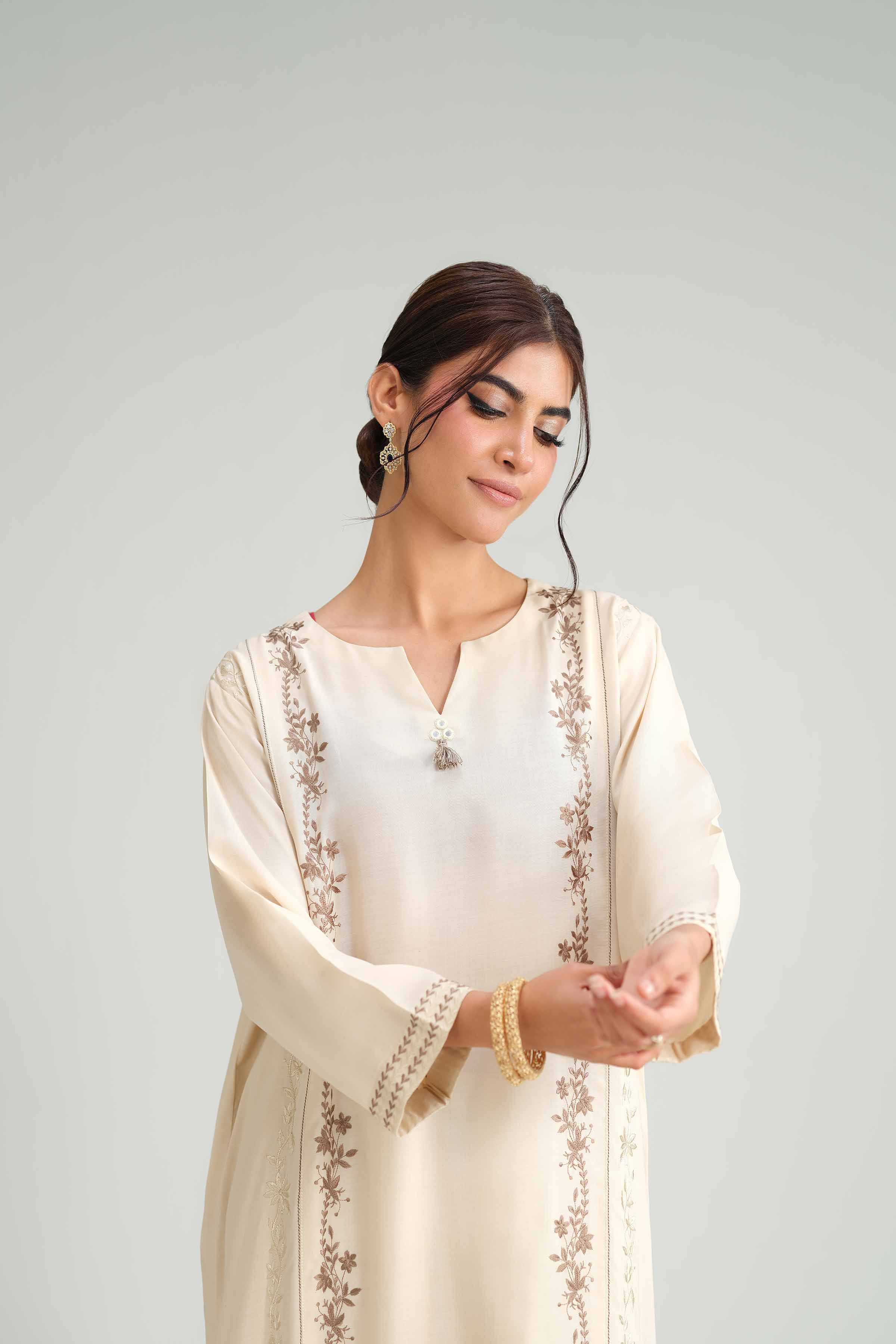 2 Piece - Embroidered Suit - KFW25-224 - Image 6