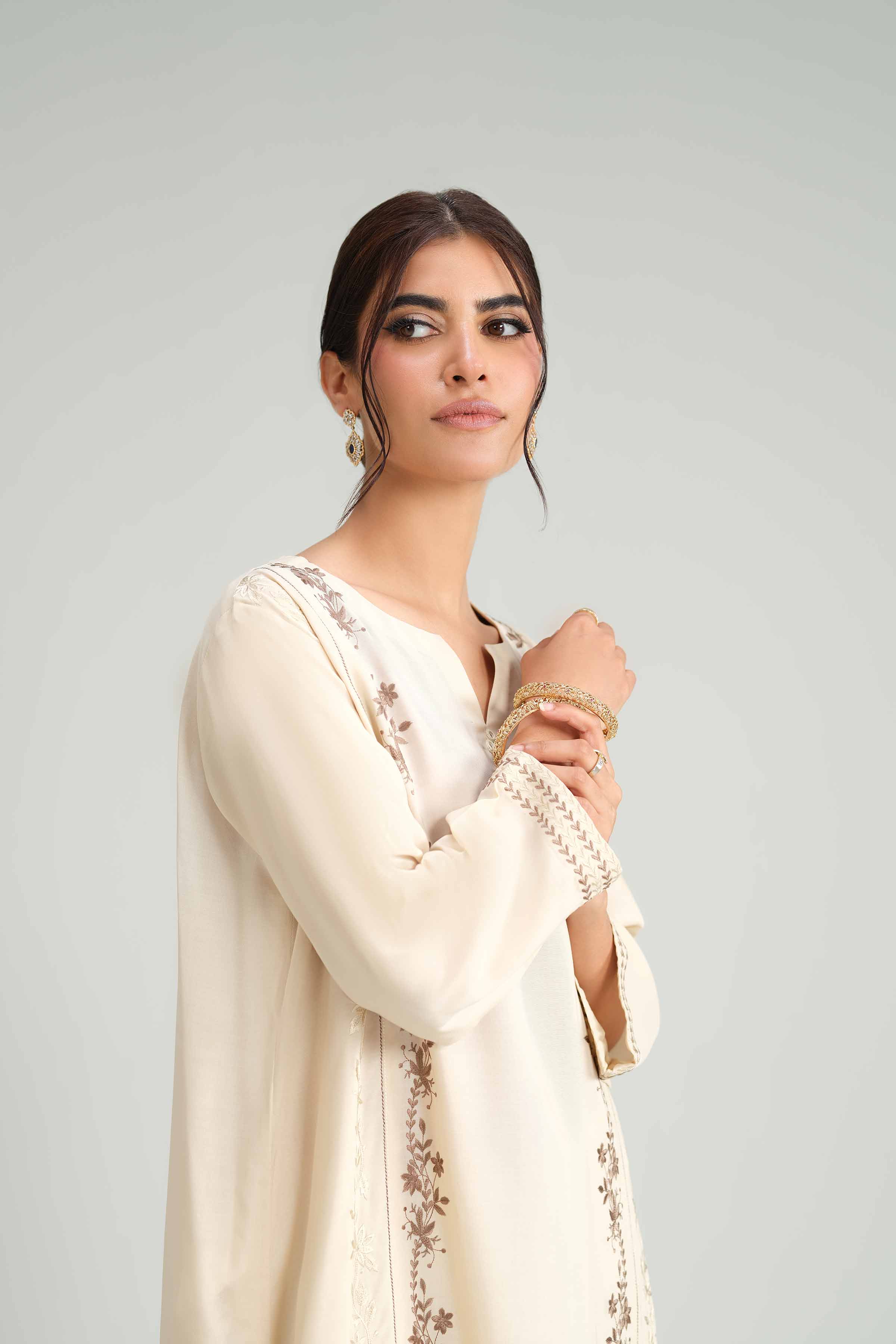 2 Piece - Embroidered Suit - KFW25-224 - Image 7