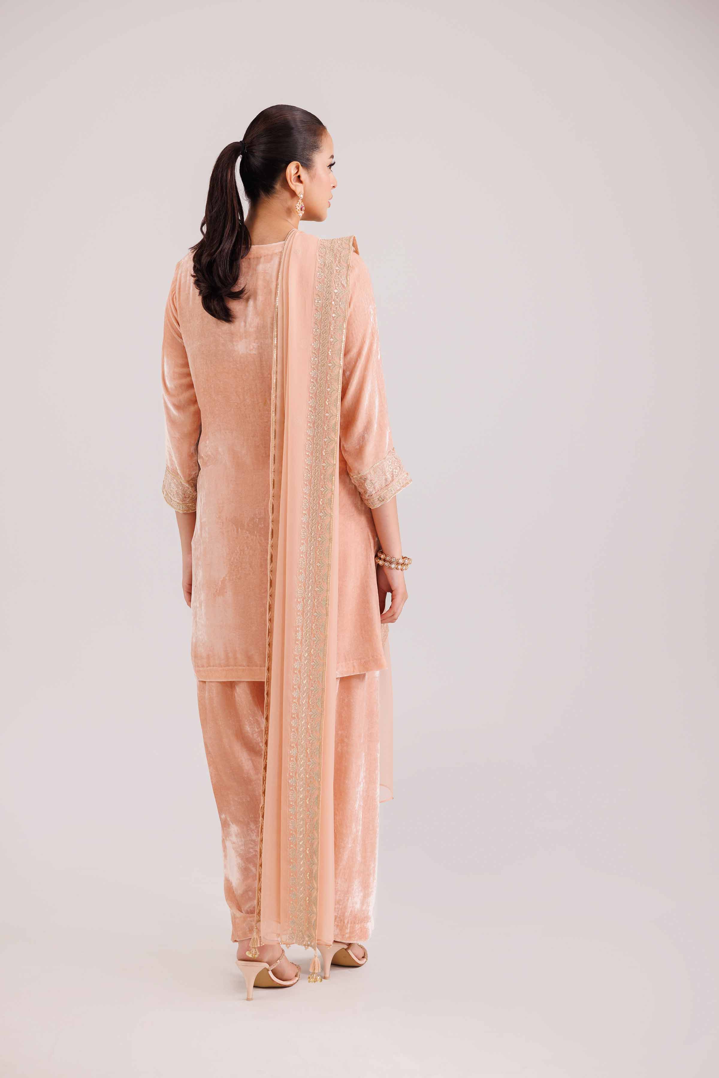 3 Piece - Embroidered Suit - KFW25-28 - Image 3