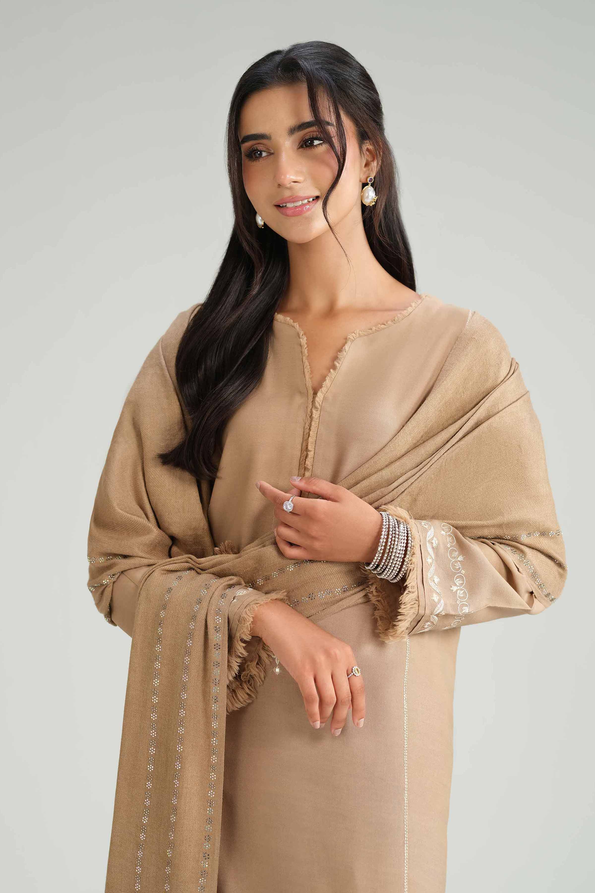 3 Piece - Embroidered Suit - KFW25-67 - Image 2