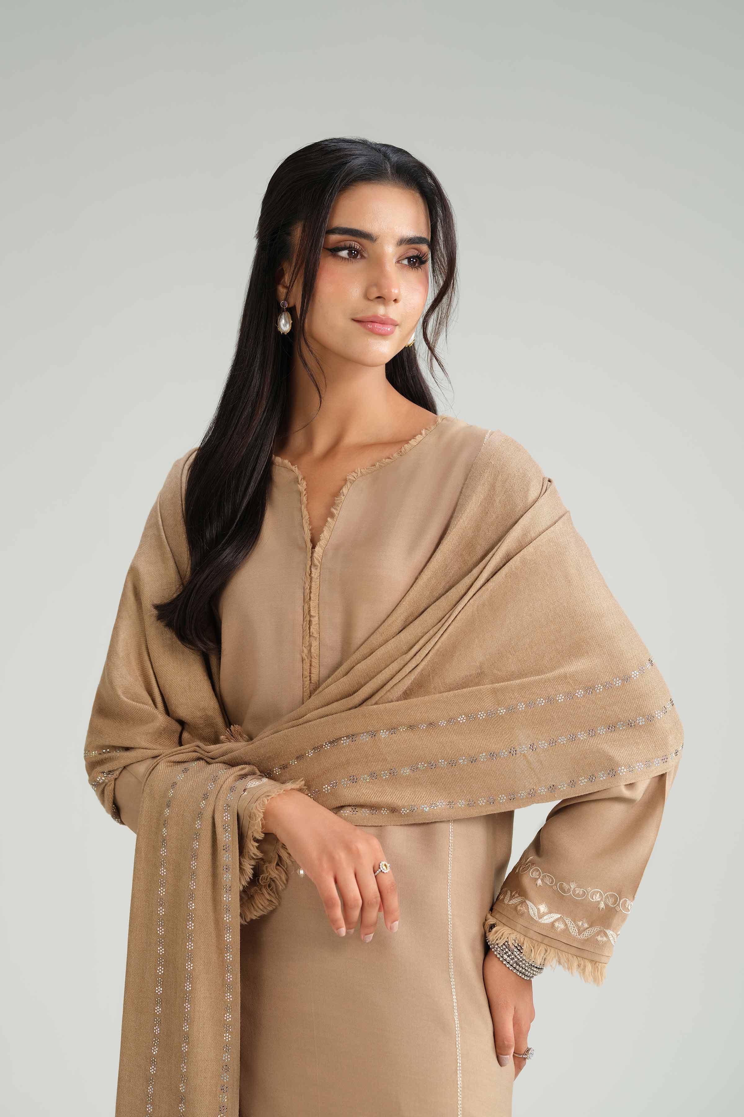 3 Piece - Embroidered Suit - KFW25-67 - Image 6