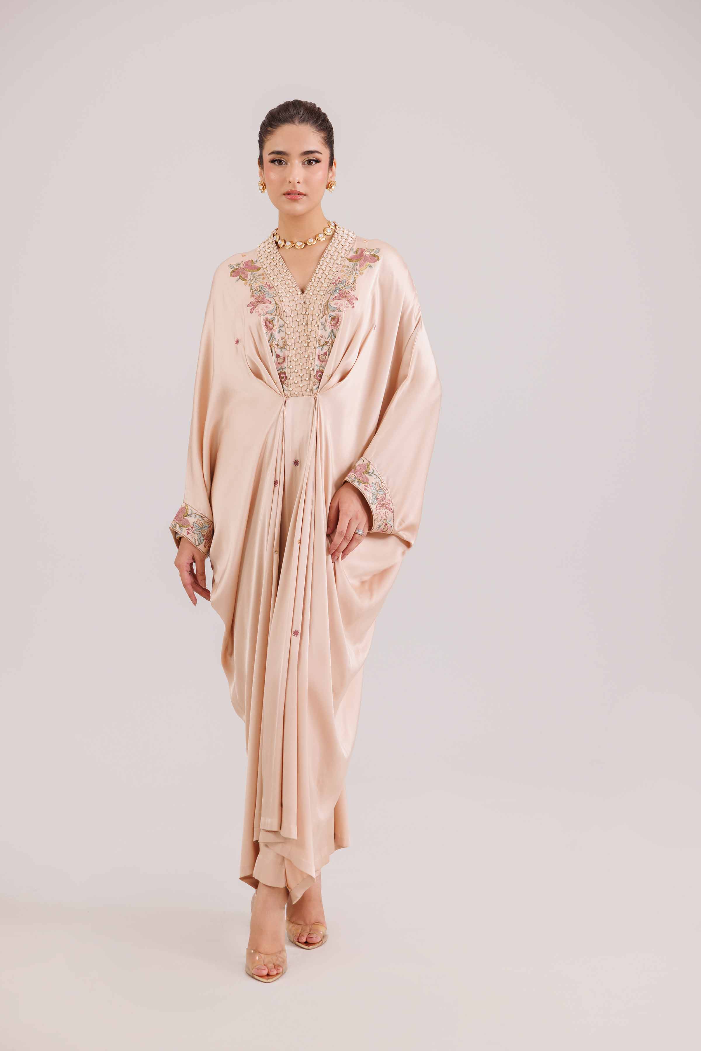 2 Piece - Embroidered Suit - KFW25-70 - Image 4