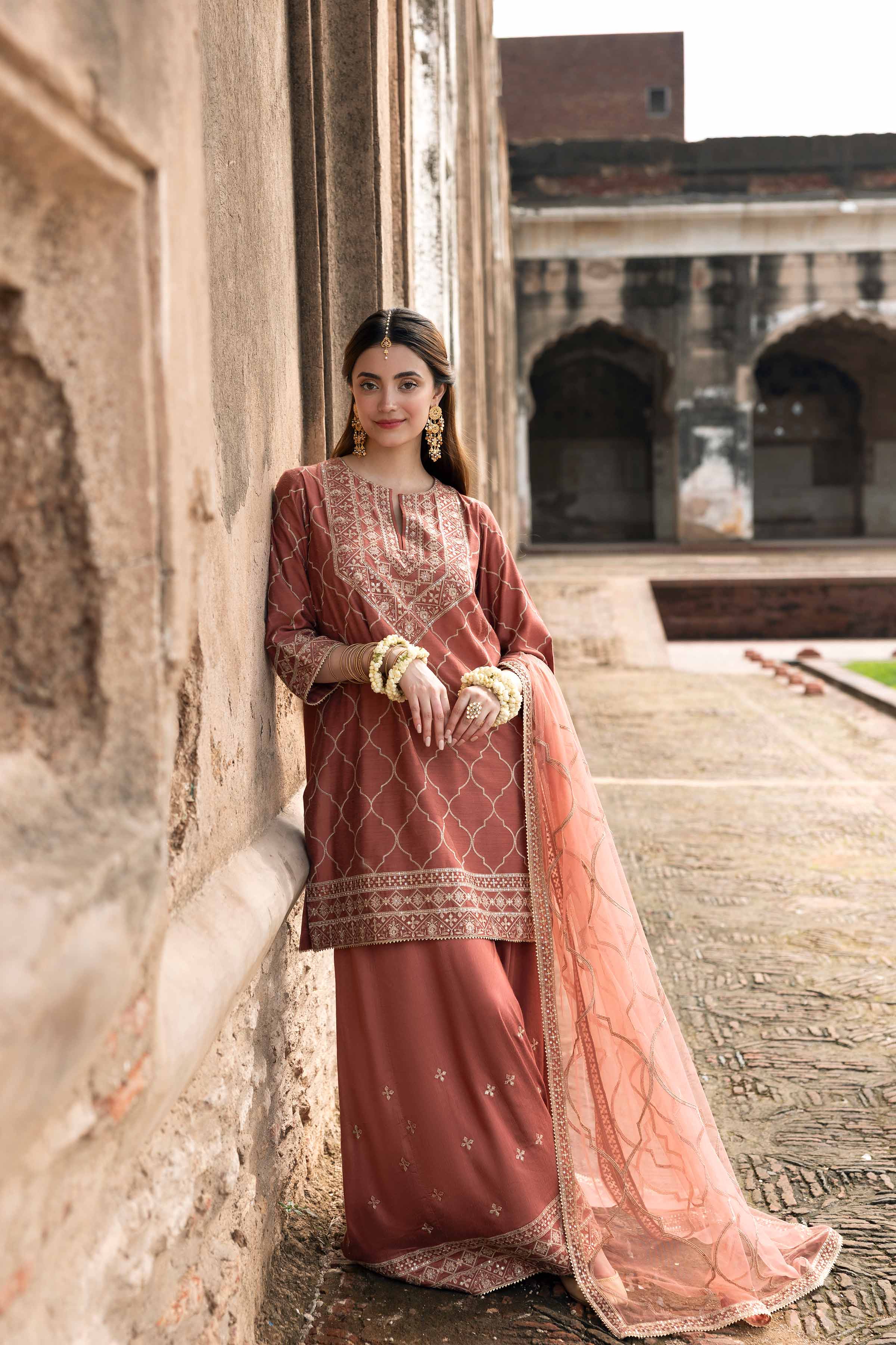 3 Piece - Embroidered Suit - KFW25-74 - Image 3