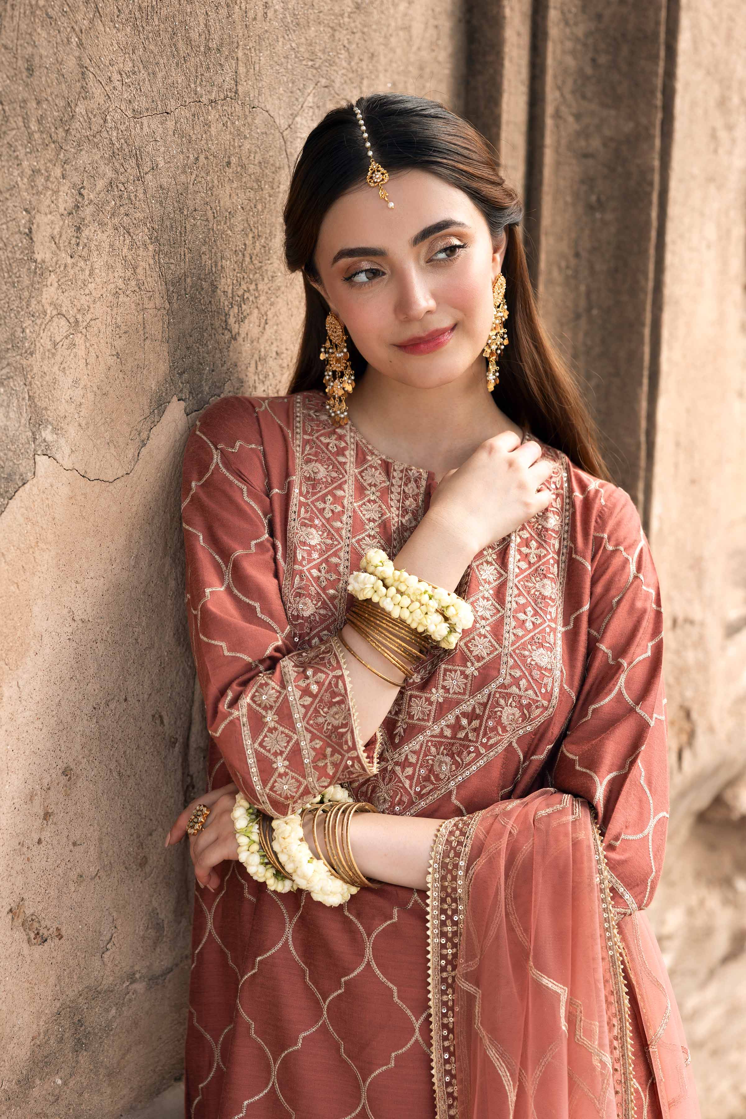 3 Piece - Embroidered Suit - KFW25-74 - Image 4