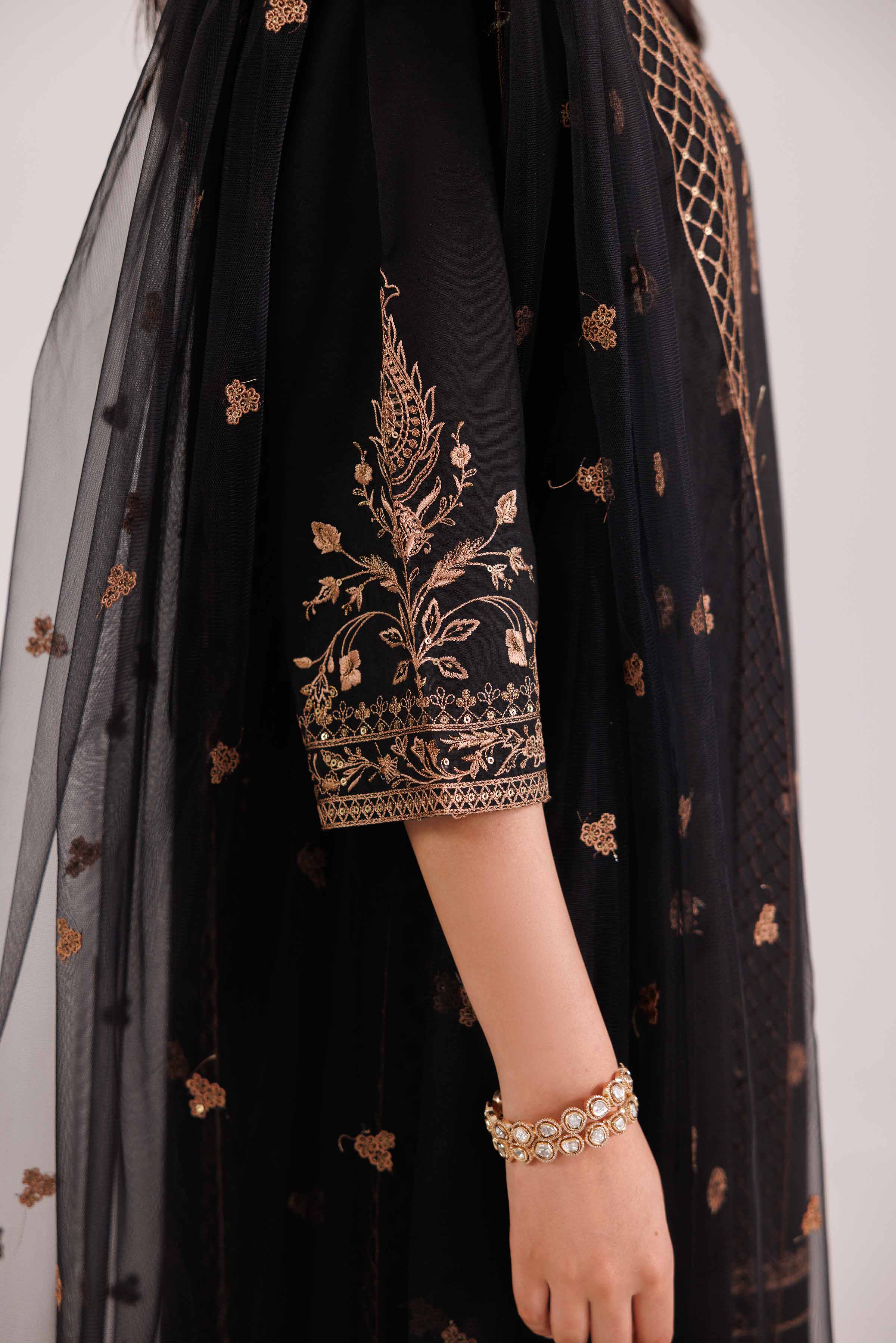 3 Piece - Embroidered Suit - KFW25-75 - Image 8