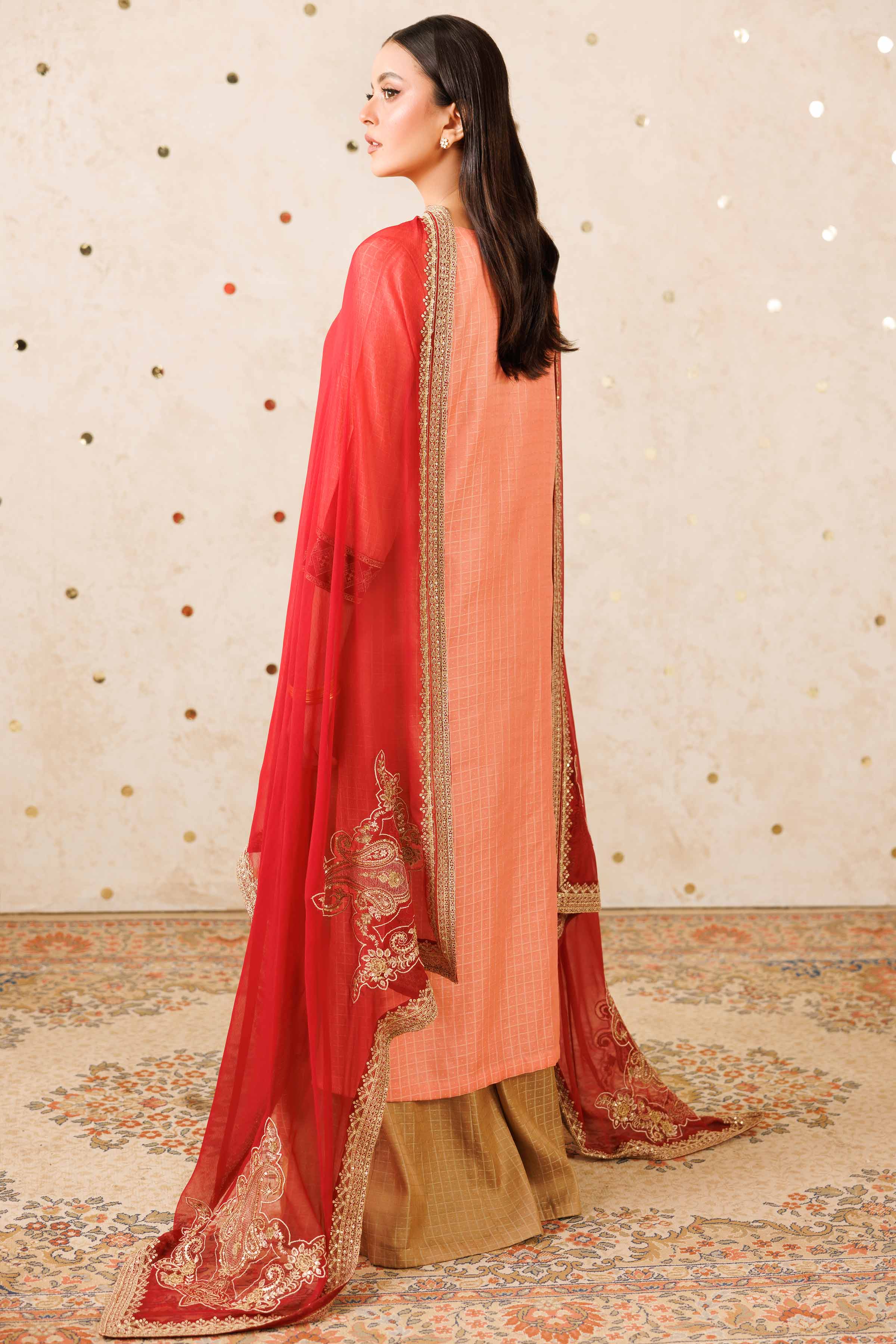 3 Piece - Embroidered Suit - KFW25-83 - Image 3