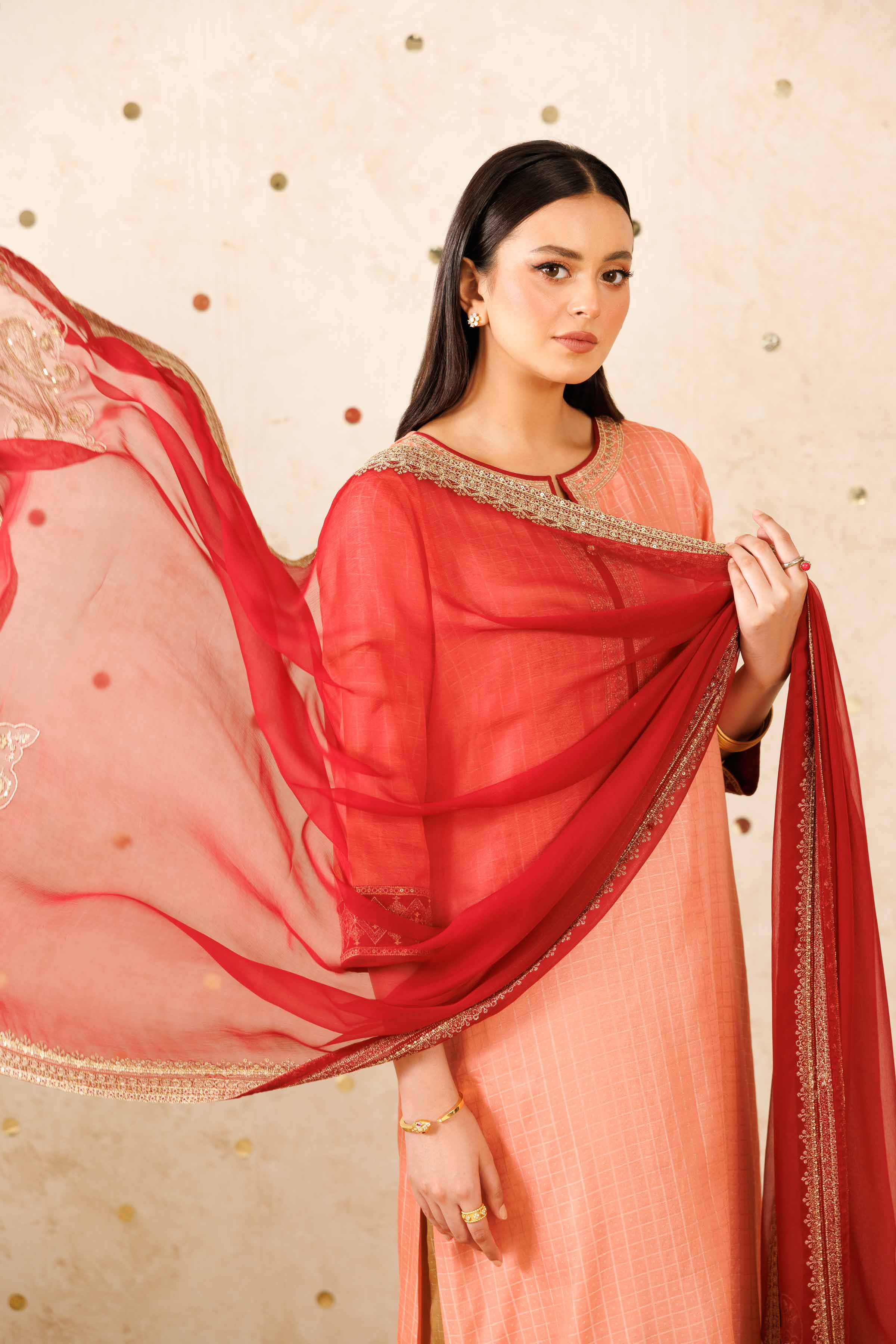 3 Piece - Embroidered Suit - KFW25-83 - Image 6