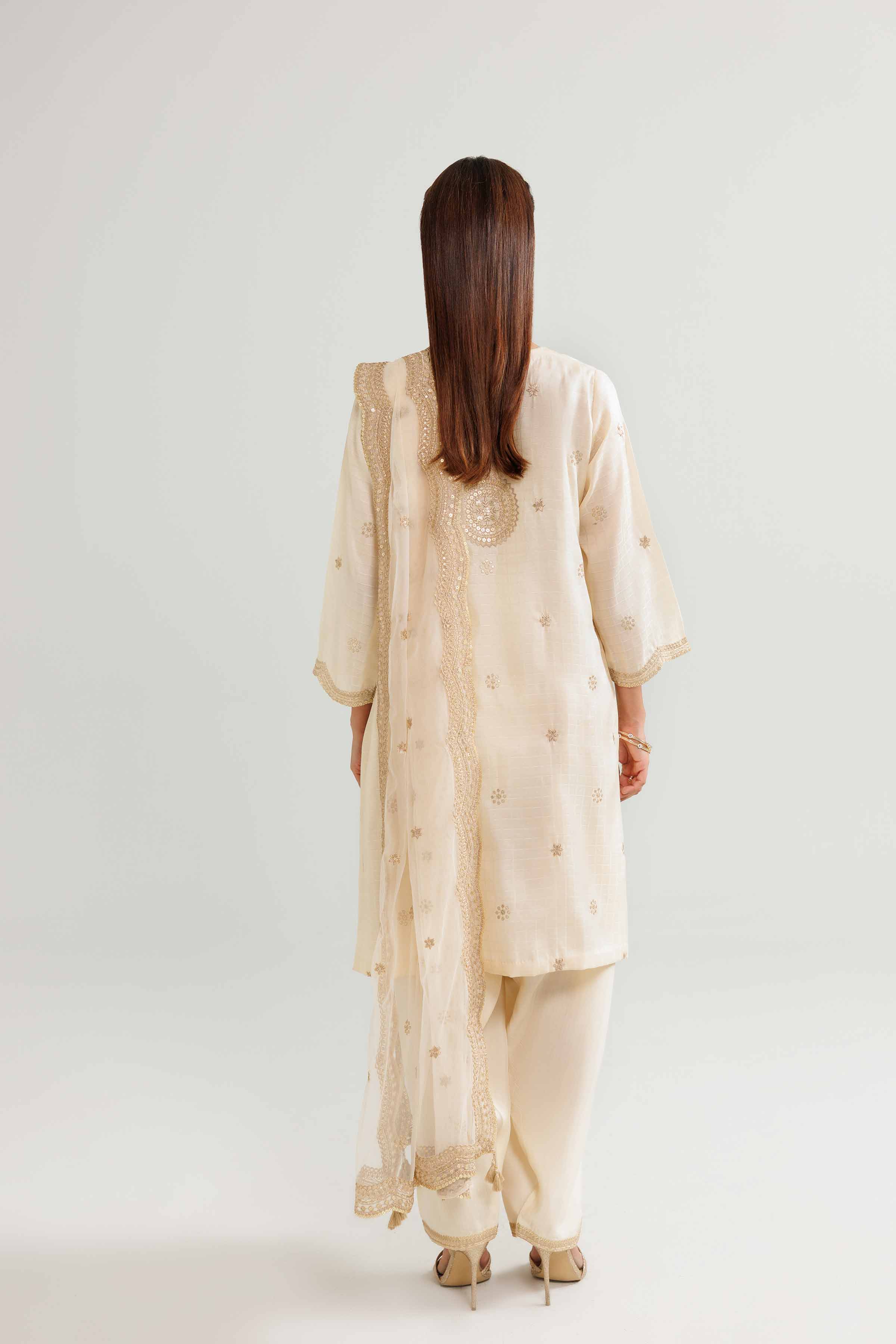 3 Piece - Embroidered Suit - KFW25-85 - Image 3