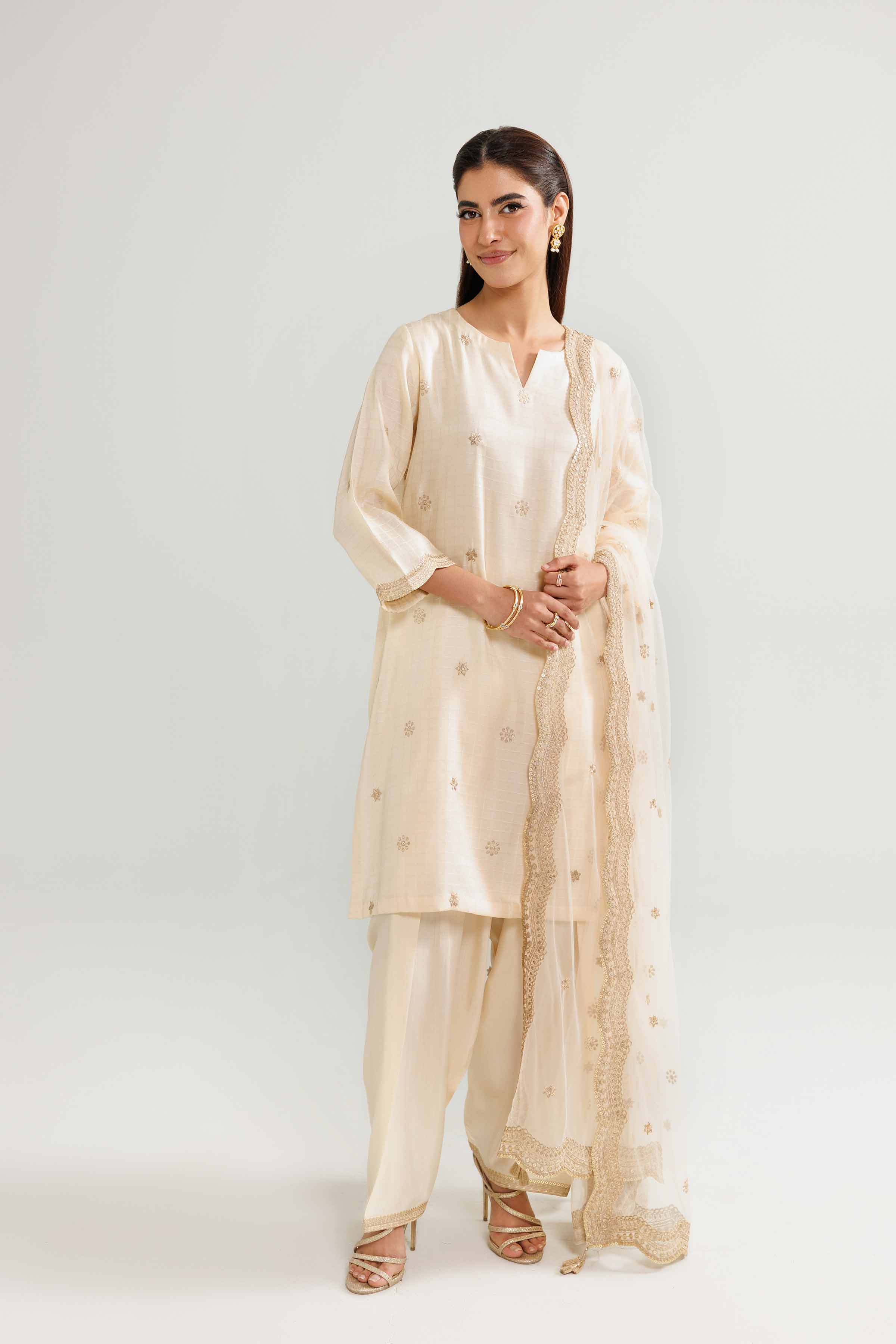 3 Piece - Embroidered Suit - KFW25-85 - Image 6