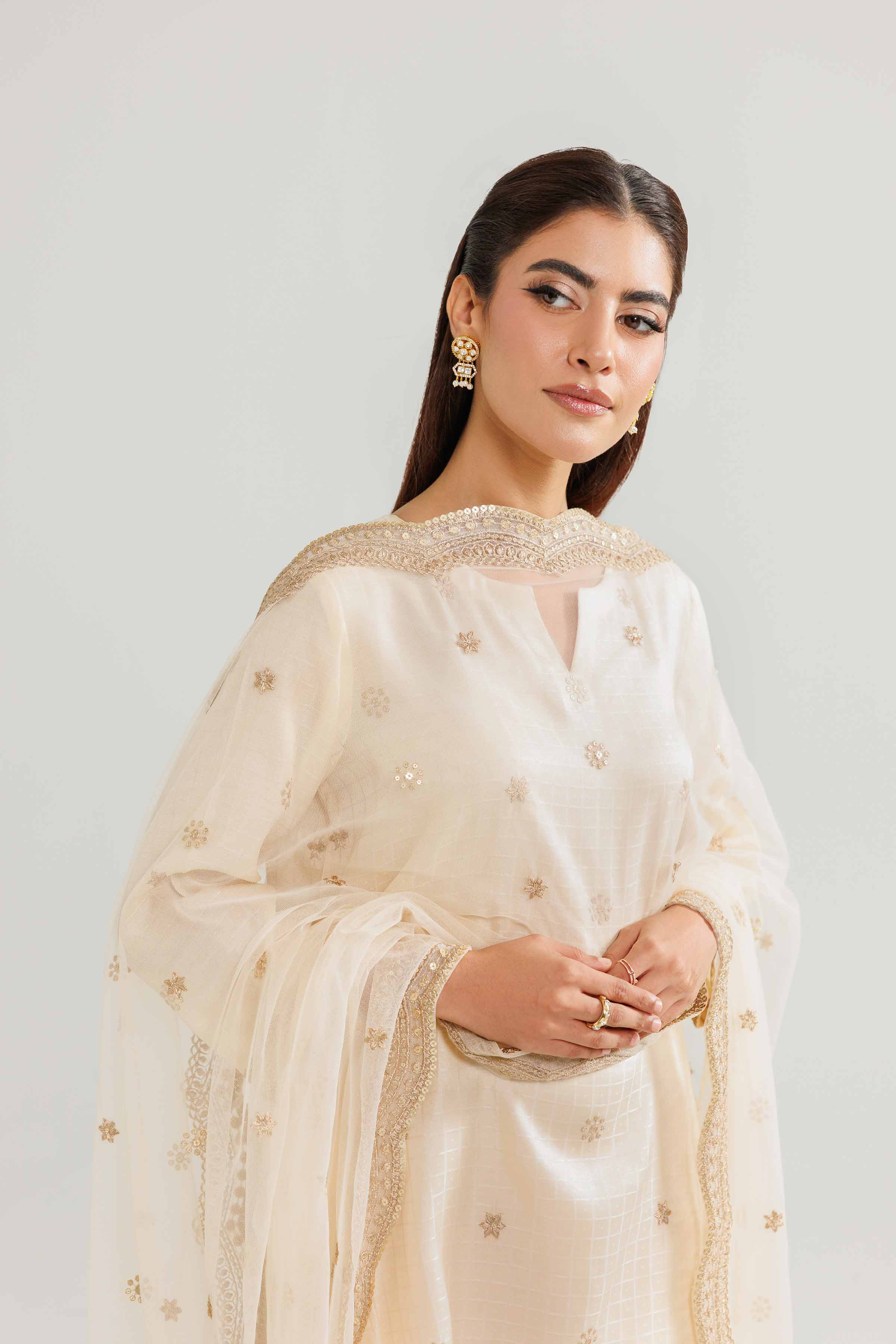 3 Piece - Embroidered Suit - KFW25-85 - Image 7
