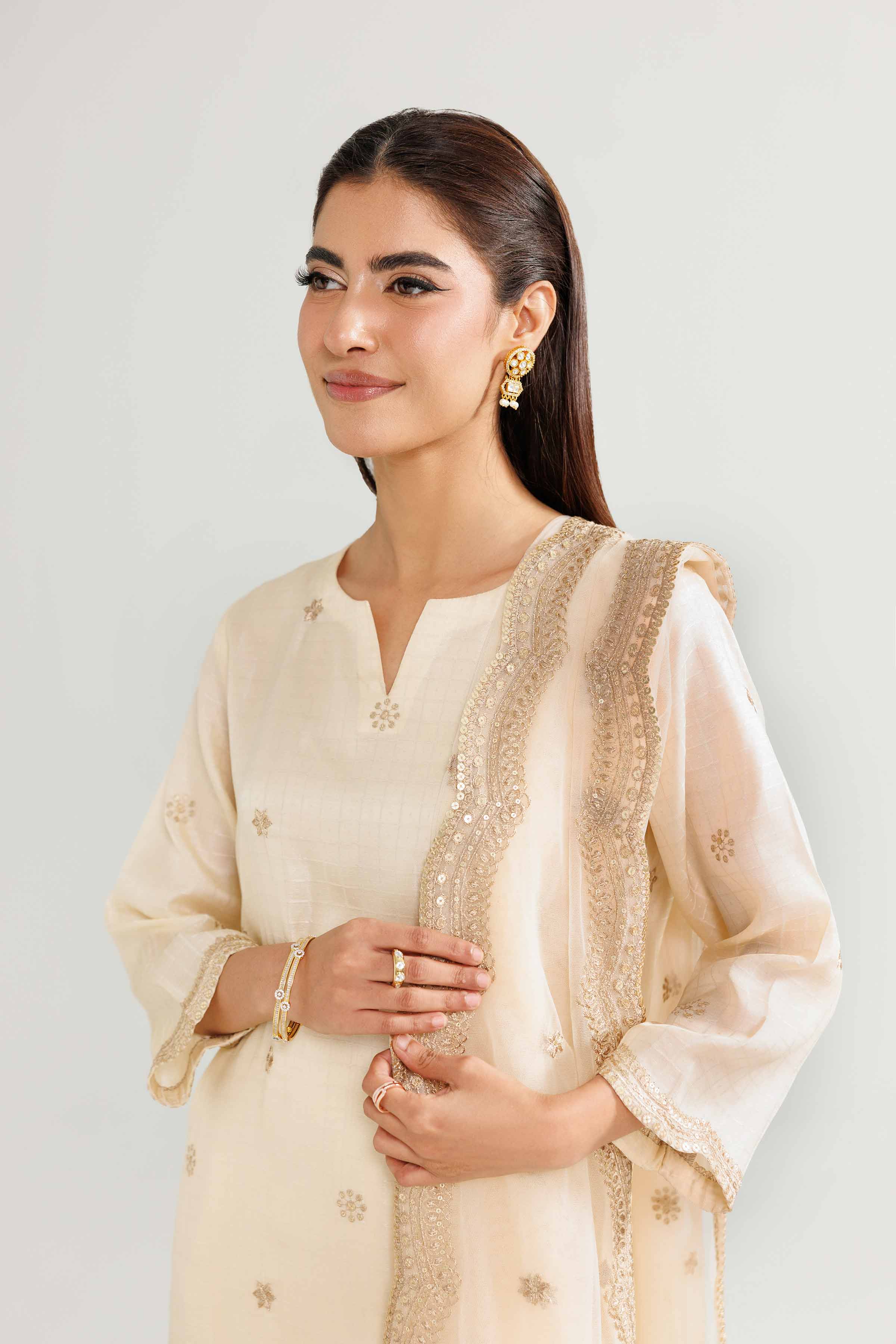3 Piece - Embroidered Suit - KFW25-85 - Image 8