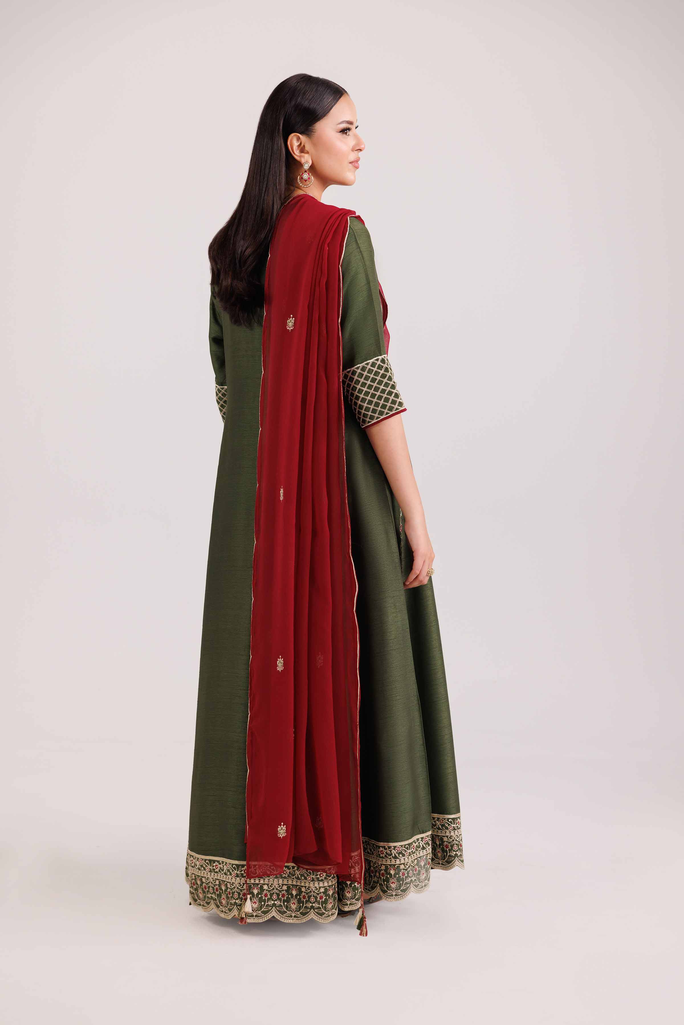 3 Piece - Embroidered Suit - KFW25-89 - Image 8
