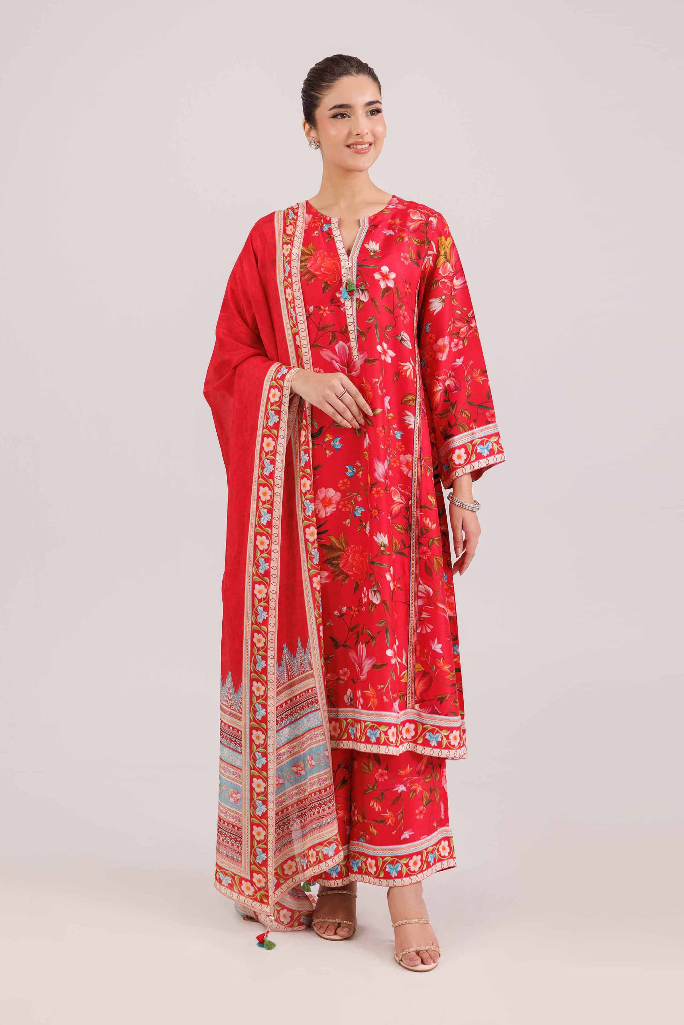 3 Piece - Printed Suit - KFW25-91