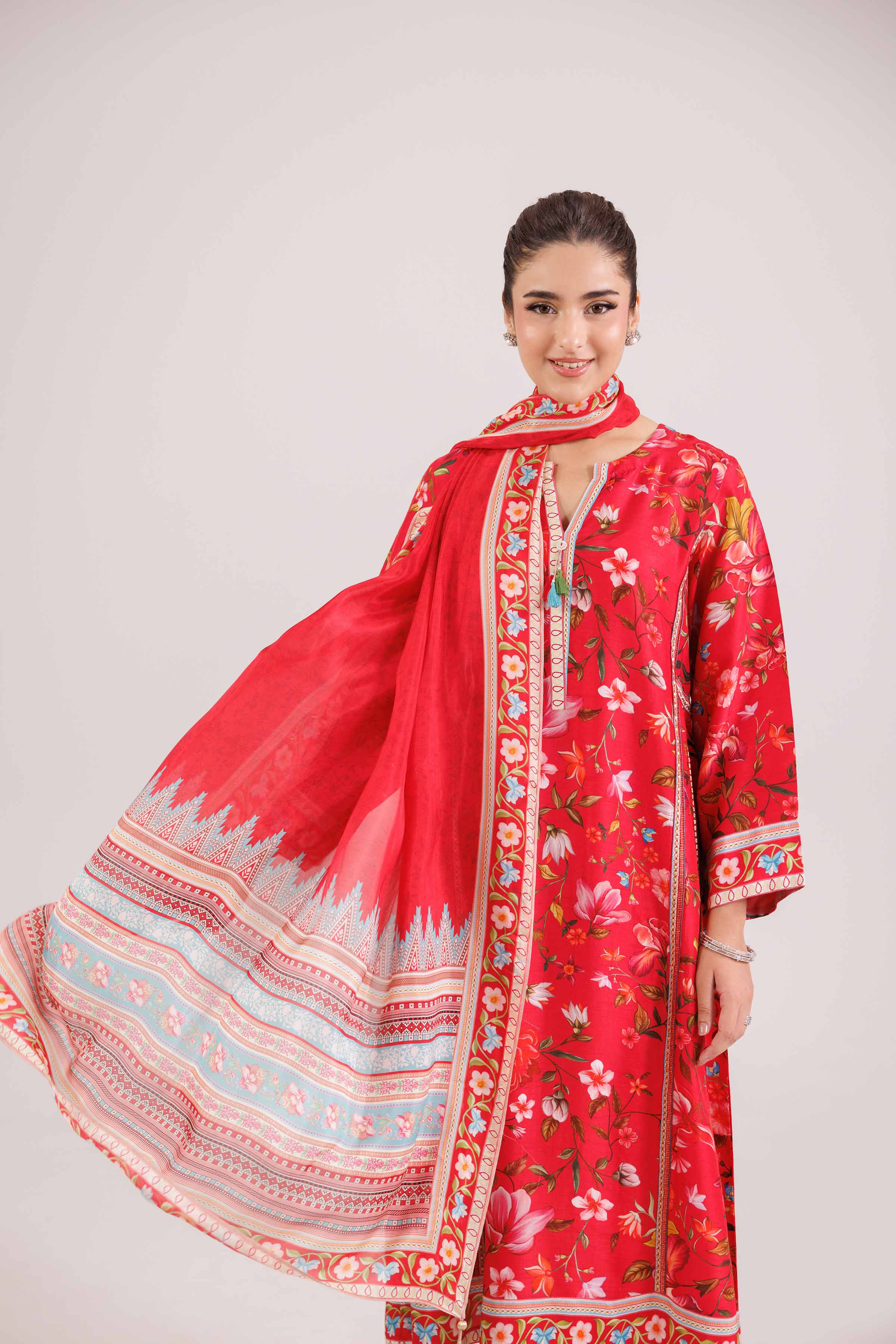 3 Piece - Printed Suit - KFW25-91 - Image 5