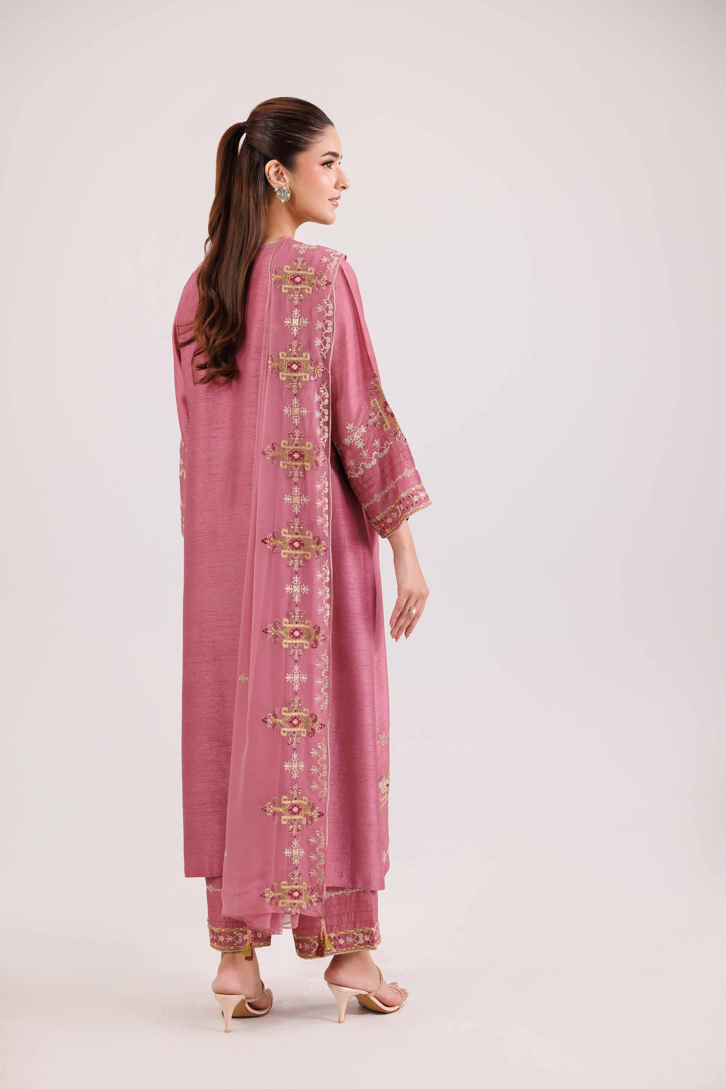 3 Piece - Embroidered Suit - KFW25-92 - Image 3