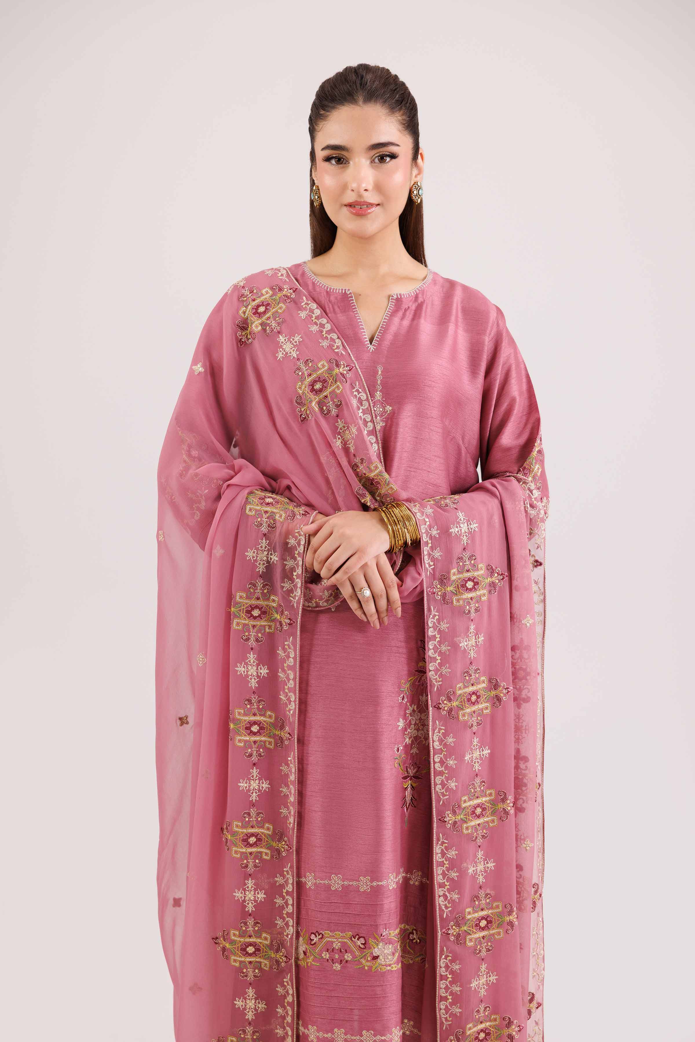 3 Piece - Embroidered Suit - KFW25-92 - Image 7