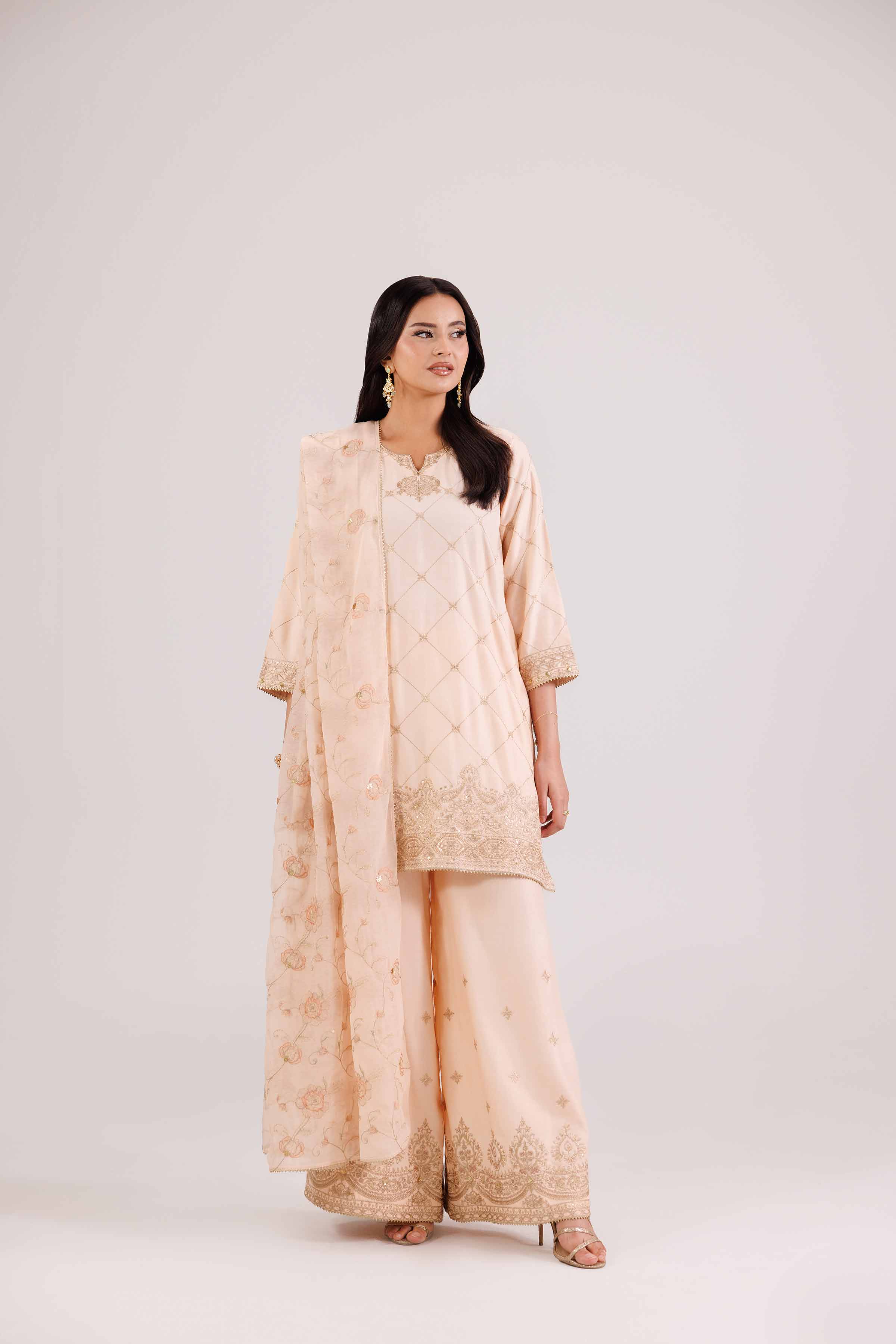 3 Piece - Embroidered Suit - KFW25-94 - Image 4