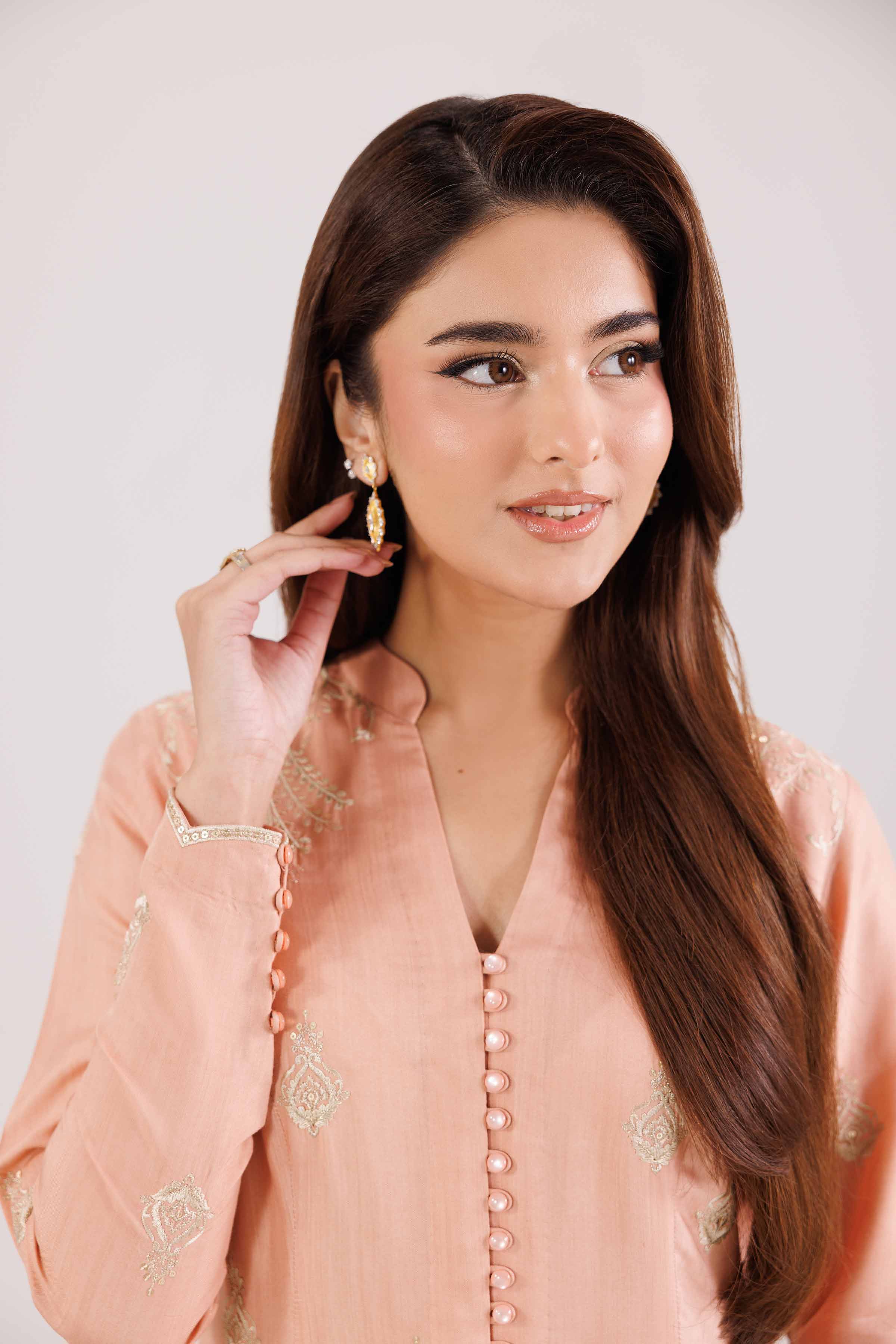 2 Piece - Embroidered Suit - KFW25-95 - Image 10