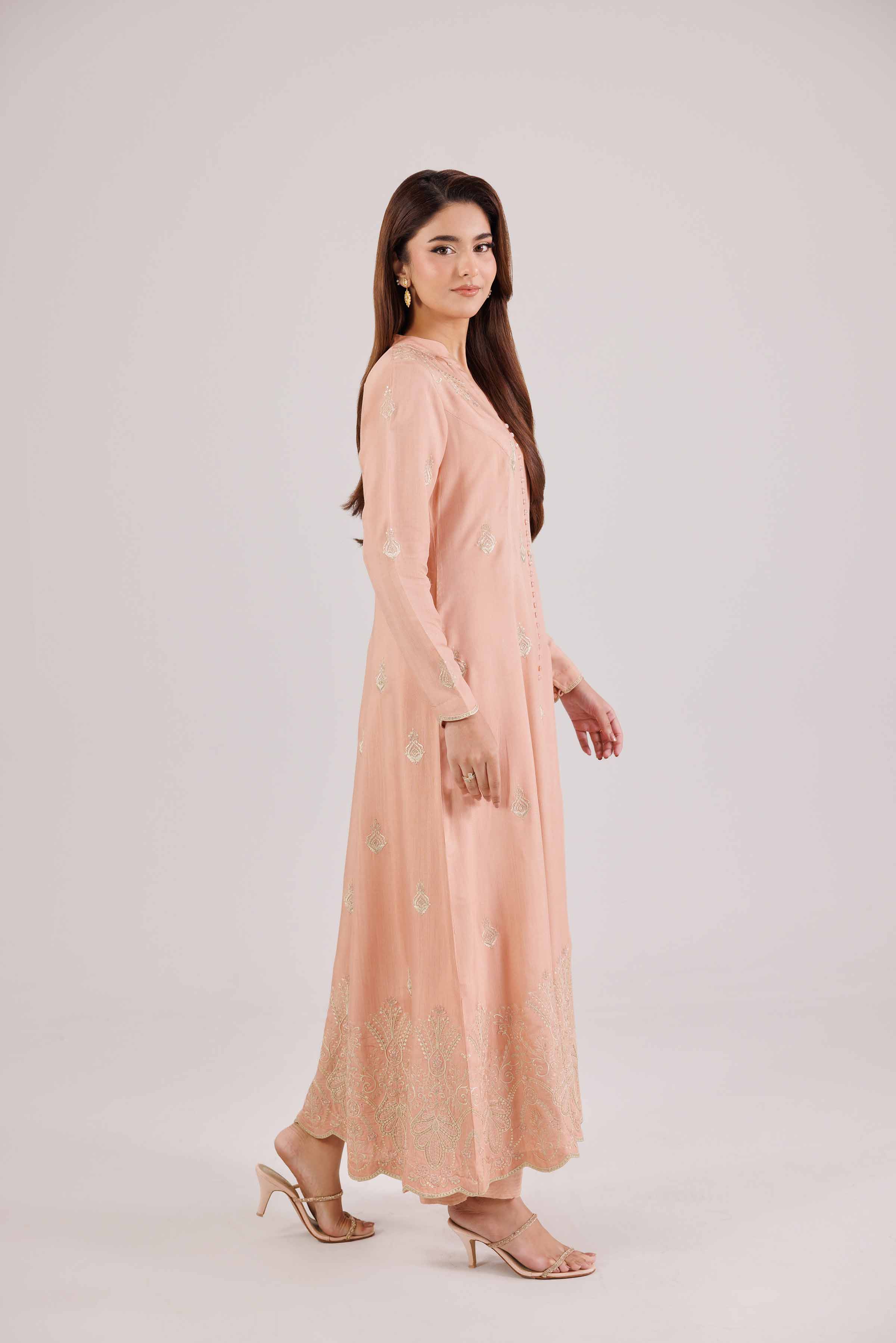2 Piece - Embroidered Suit - KFW25-95 - Image 3