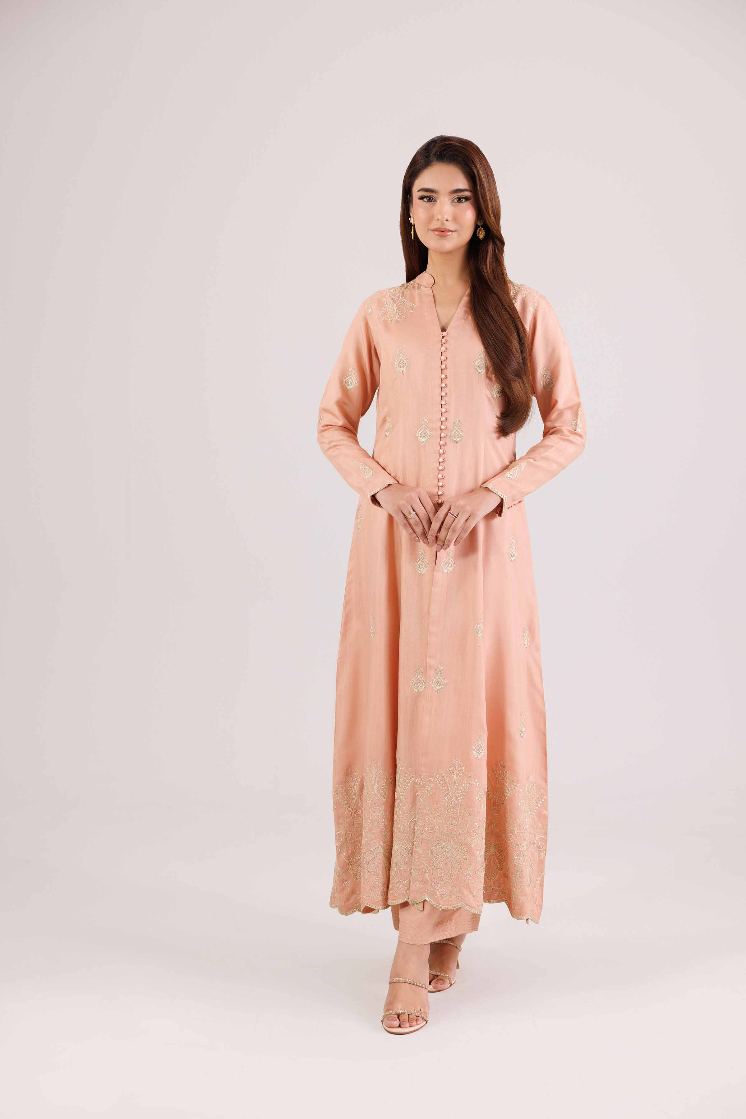 2 Piece - Embroidered Suit - KFW25-95 - Image 5